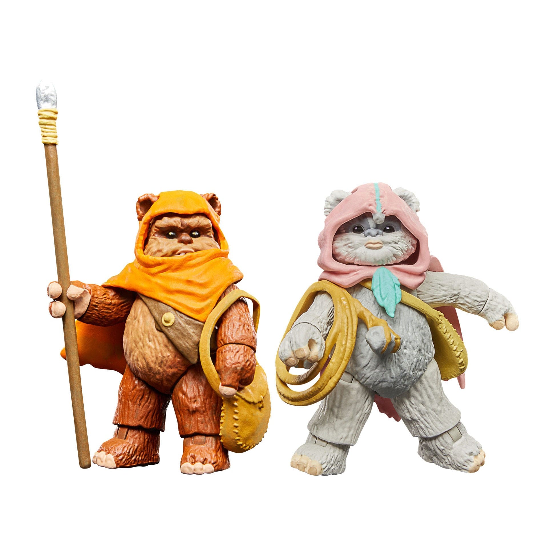 Star Wars Vintage Collection: Wicket W Warrick & Kneesaa (Ewoks) - 10 cm-Actionfiguren-Hasbro-Mighty Underground