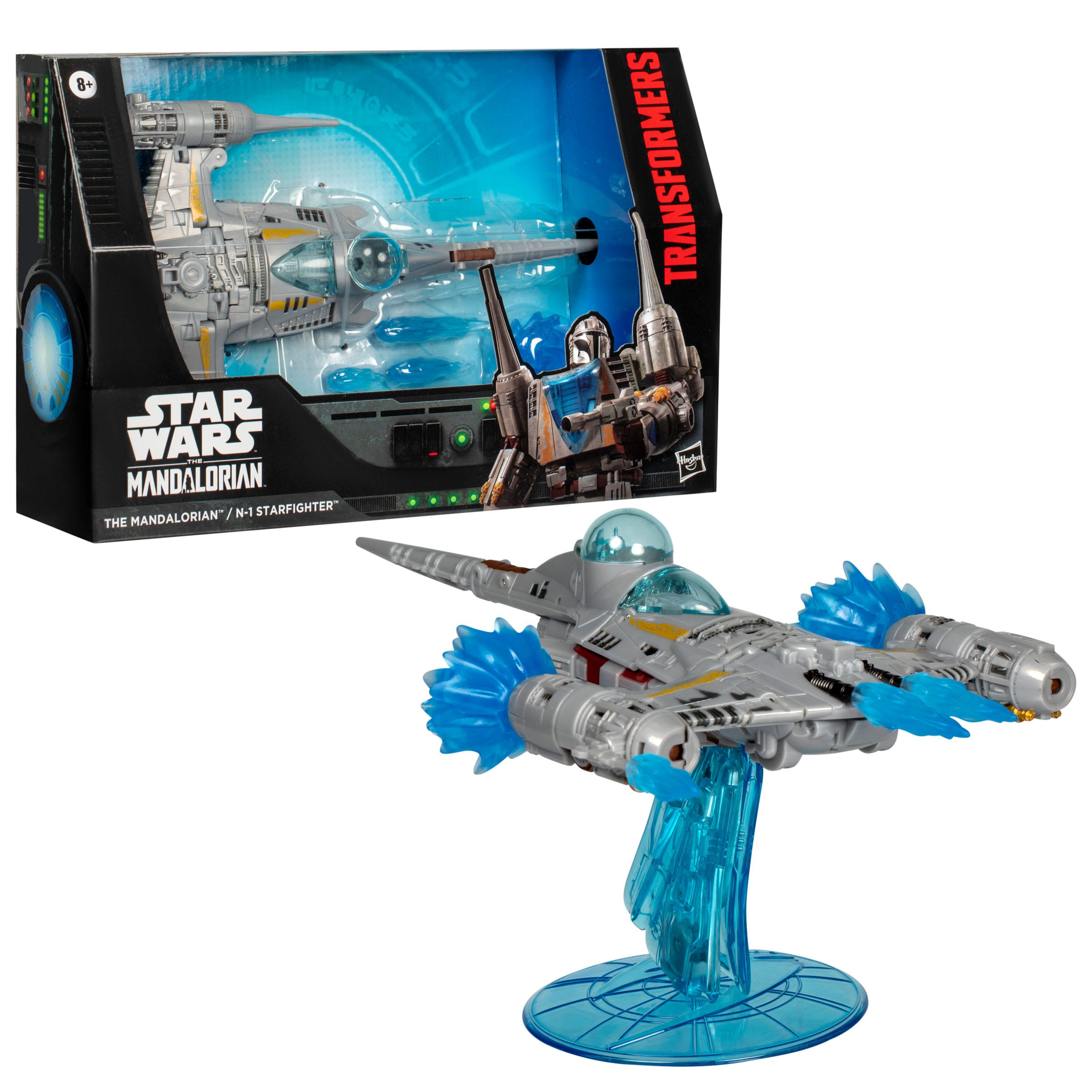 Star Wars x Transformers: The Mandalorian / N-1 Starfighter-Actionfiguren-Hasbro-Mighty Underground