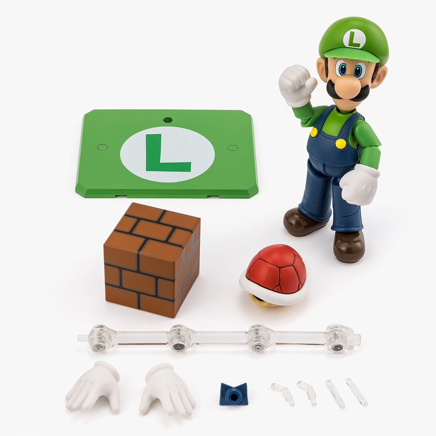 Super Mario: Luigi-Actionfiguren-Bandai Tamashii Nations-Mighty Underground