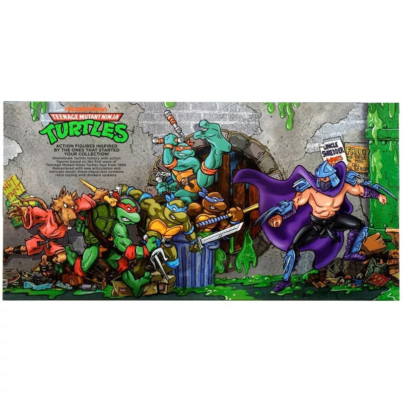 TMNT: 1988 Remastered - 6-Pack-Actionfiguren-Playmates Toys-Mighty Underground