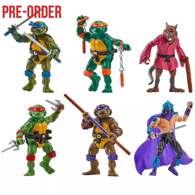 TMNT: 1988 Remastered - 6-Pack-Actionfiguren-Playmates Toys-Mighty Underground