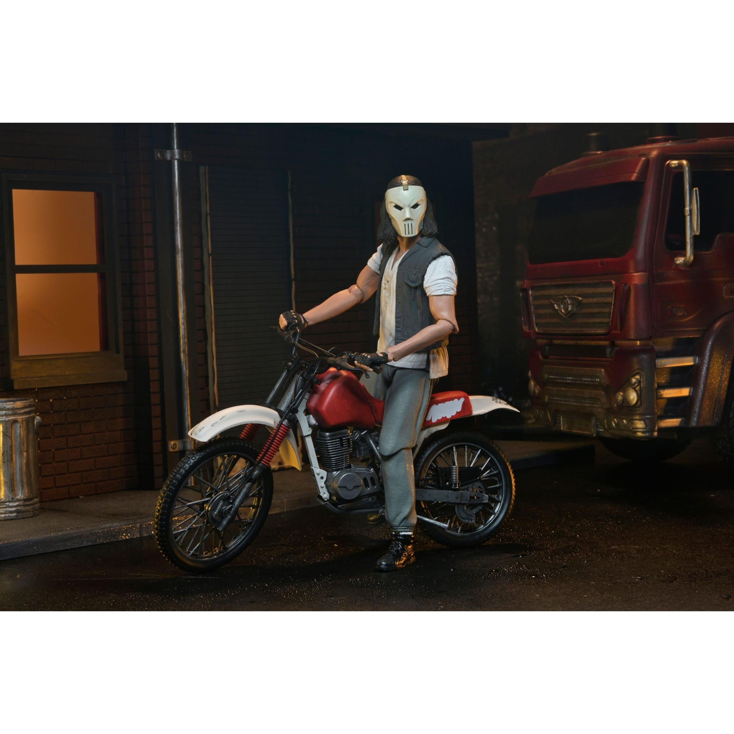 TMNT (1990): Casey Jones with Dirt Bike-Actionfiguren-NECA-Mighty Underground