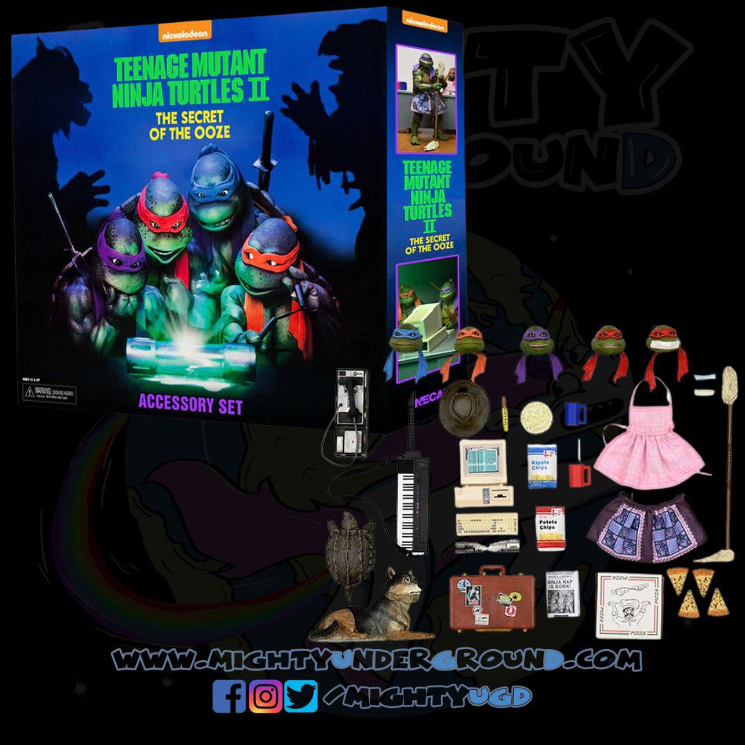 TMNT 2 (1990 Movie): Accessory Pack-Actionfiguren-NECA-Mighty Underground
