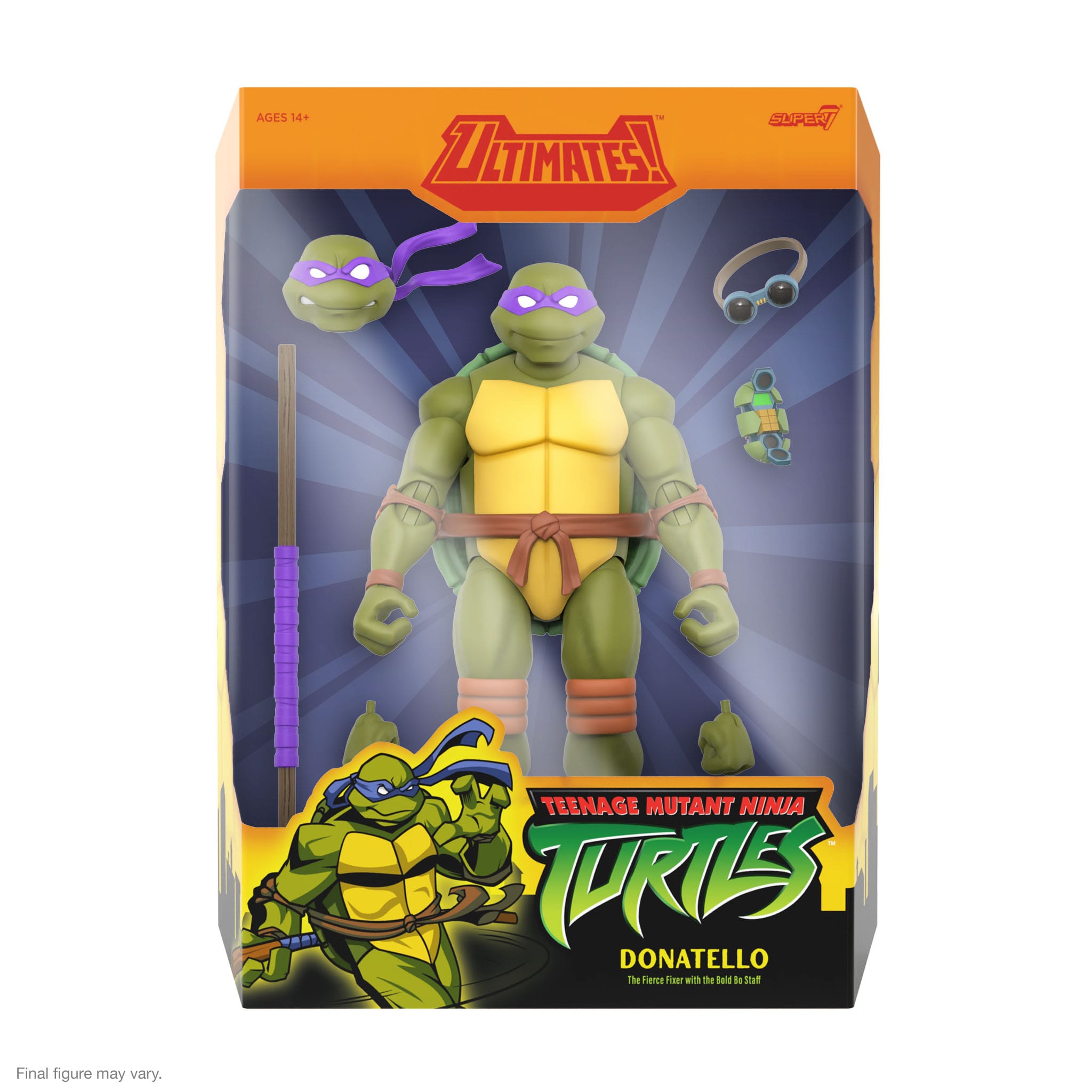 TMNT 2003: Leonardo, Donatello, Raphael, Michelangelo (Super7) - 4-Set-Actionfiguren-Super7-Mighty Underground