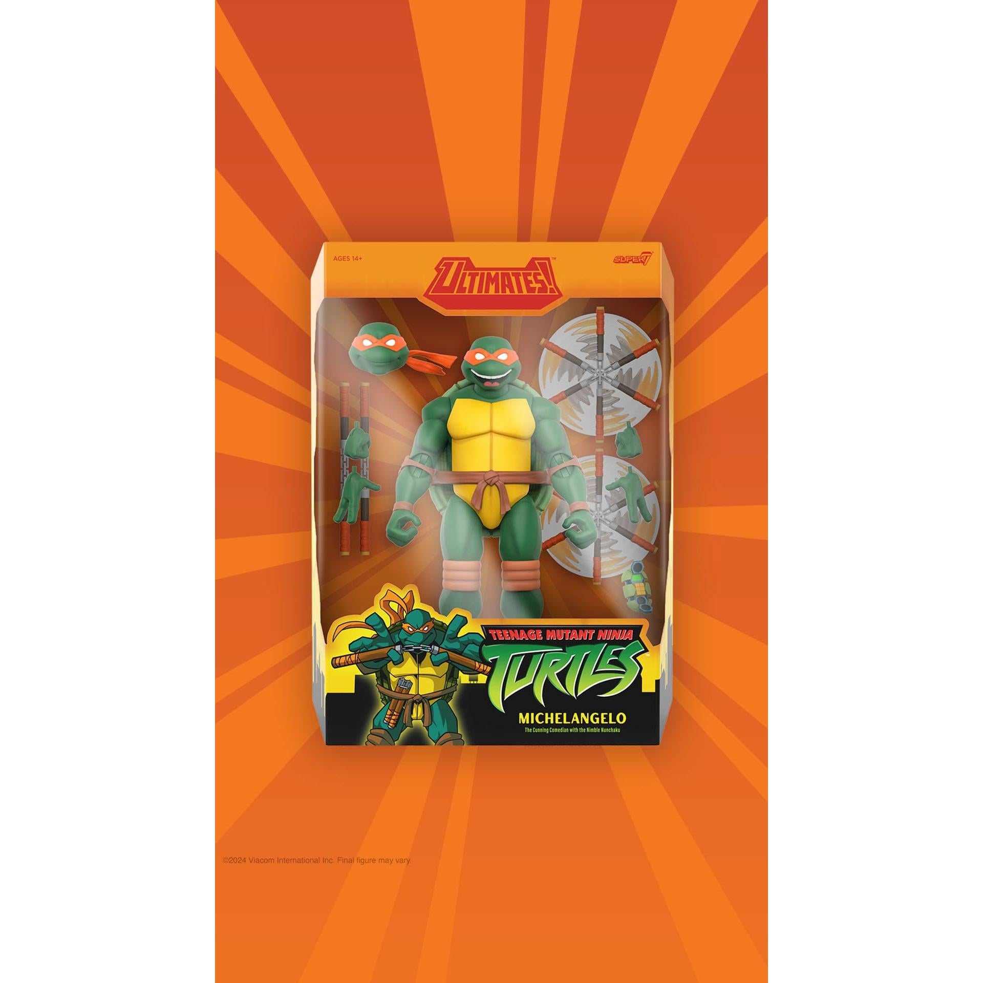 TMNT 2003: Leonardo, Donatello, Raphael, Michelangelo (Super7) - 4-Set-Actionfiguren-Super7-Mighty Underground