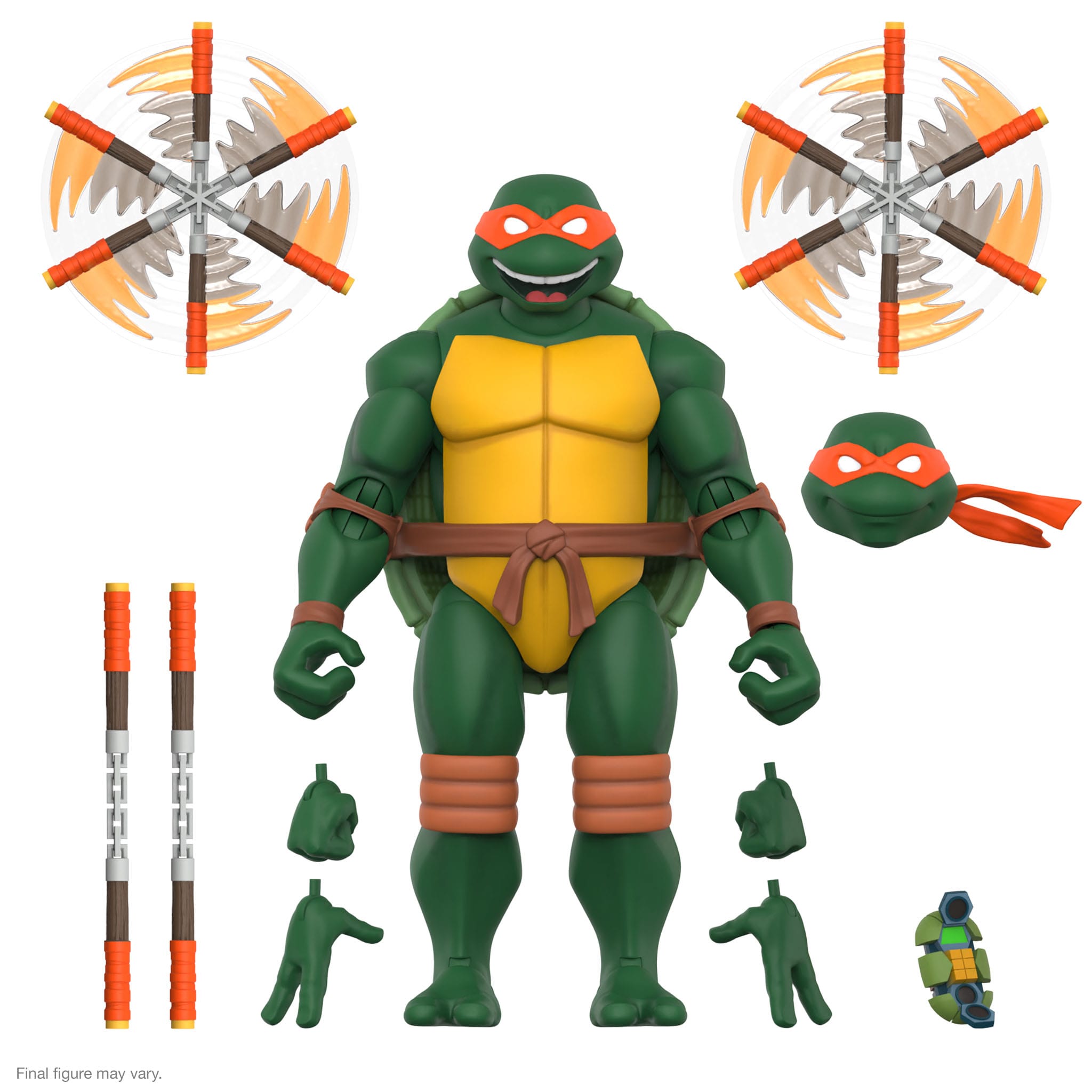 TMNT 2003: Leonardo, Donatello, Raphael, Michelangelo (Super7) - 4-Set-Actionfiguren-Super7-Mighty Underground