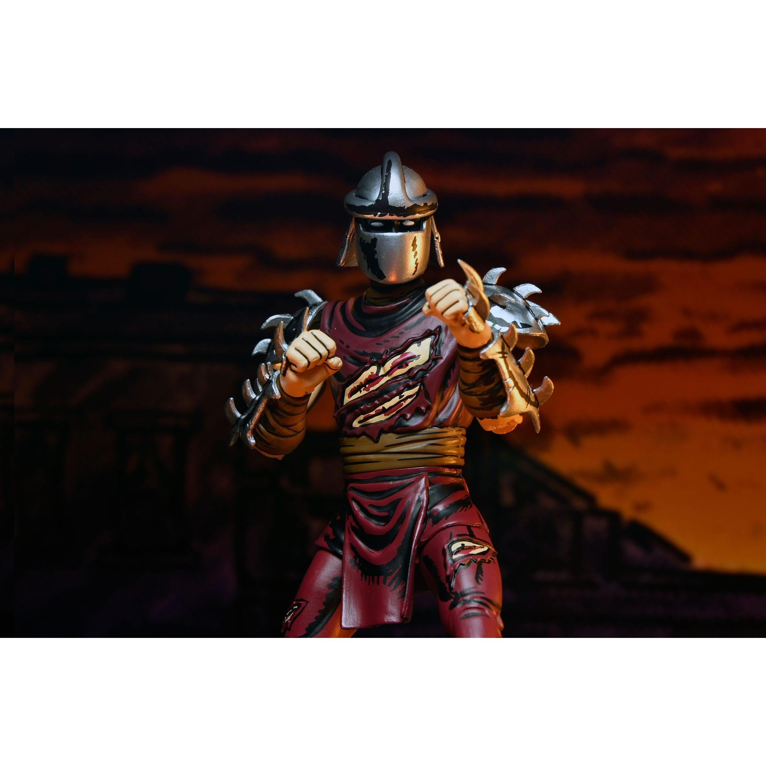 TMNT: Battle Damaged Shredder (Classic Colors) (Mirage)-Actionfiguren-NECA-Mighty Underground