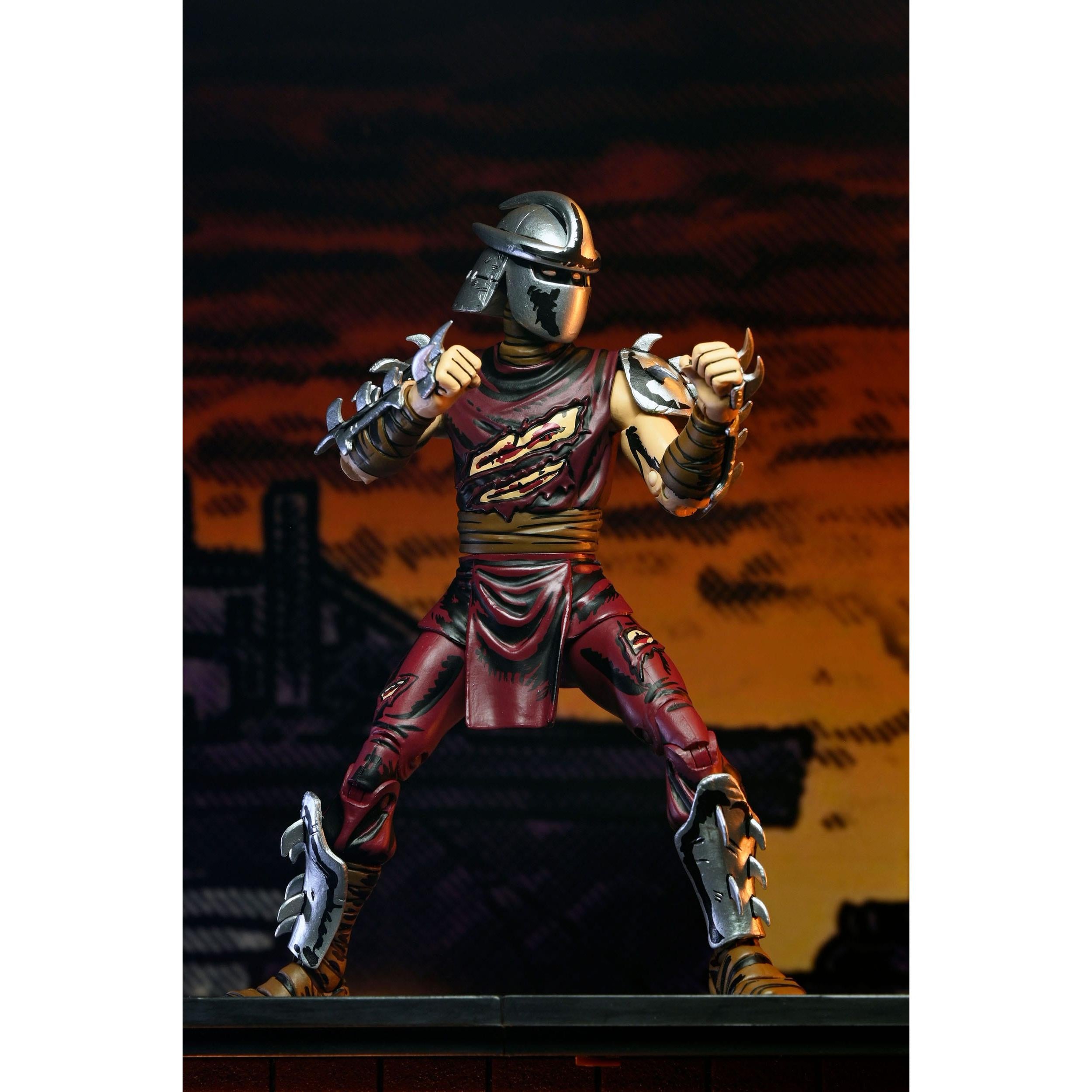 TMNT: Battle Damaged Shredder (Classic Colors) (Mirage)-Actionfiguren-NECA-Mighty Underground