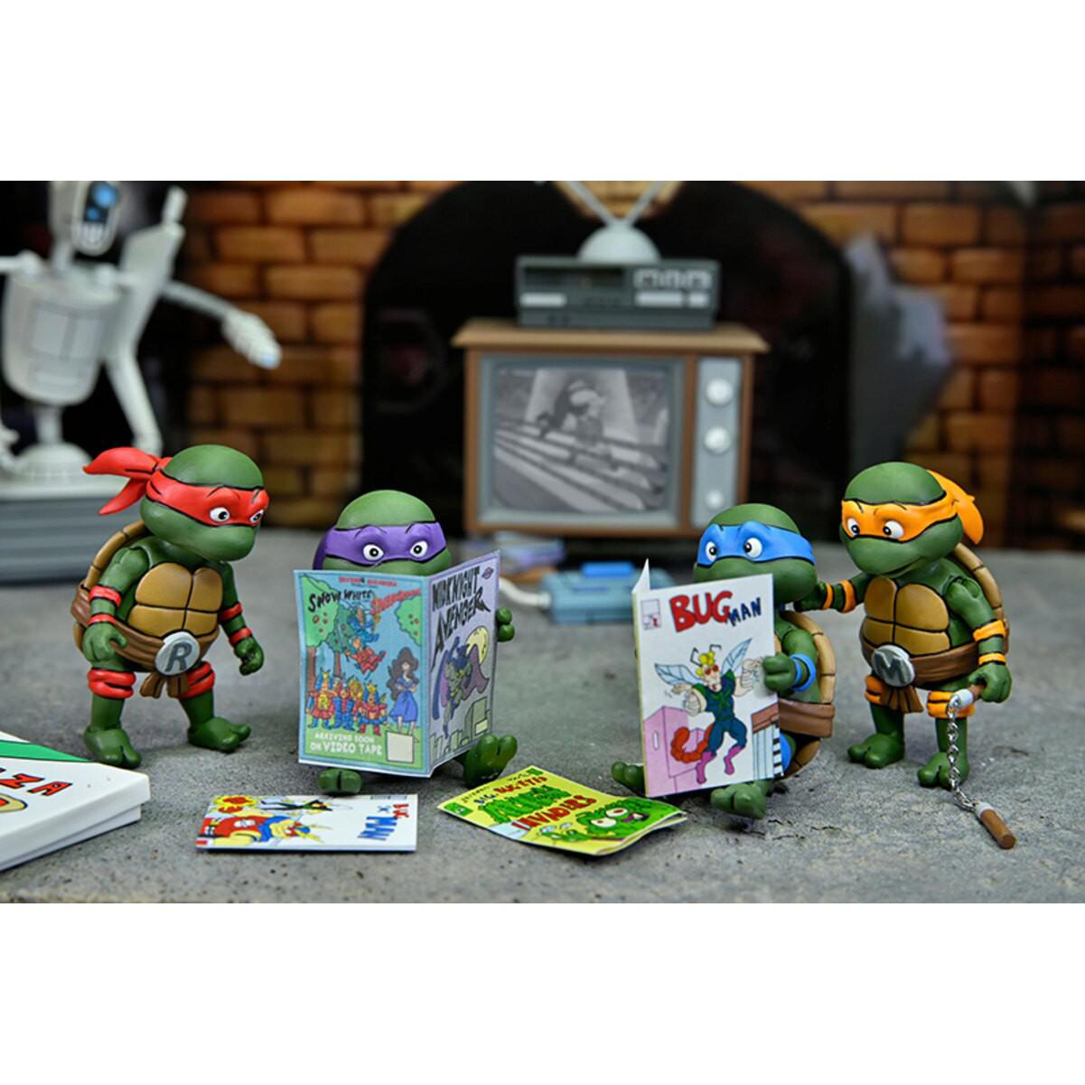 TMNT (Cartoon): Baby Turtles 7” Accessory Pack-Actionfiguren-NECA-Mighty Underground