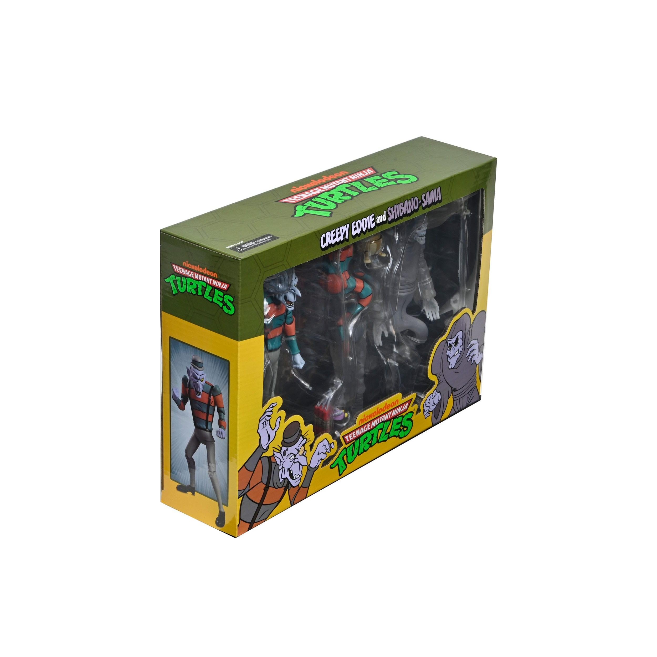 TMNT (Cartoon): Creepy Eddie & Shibano-Sama (Saturday Morning Adventures) - 2-Pack-Actionfiguren-NECA-Mighty Underground