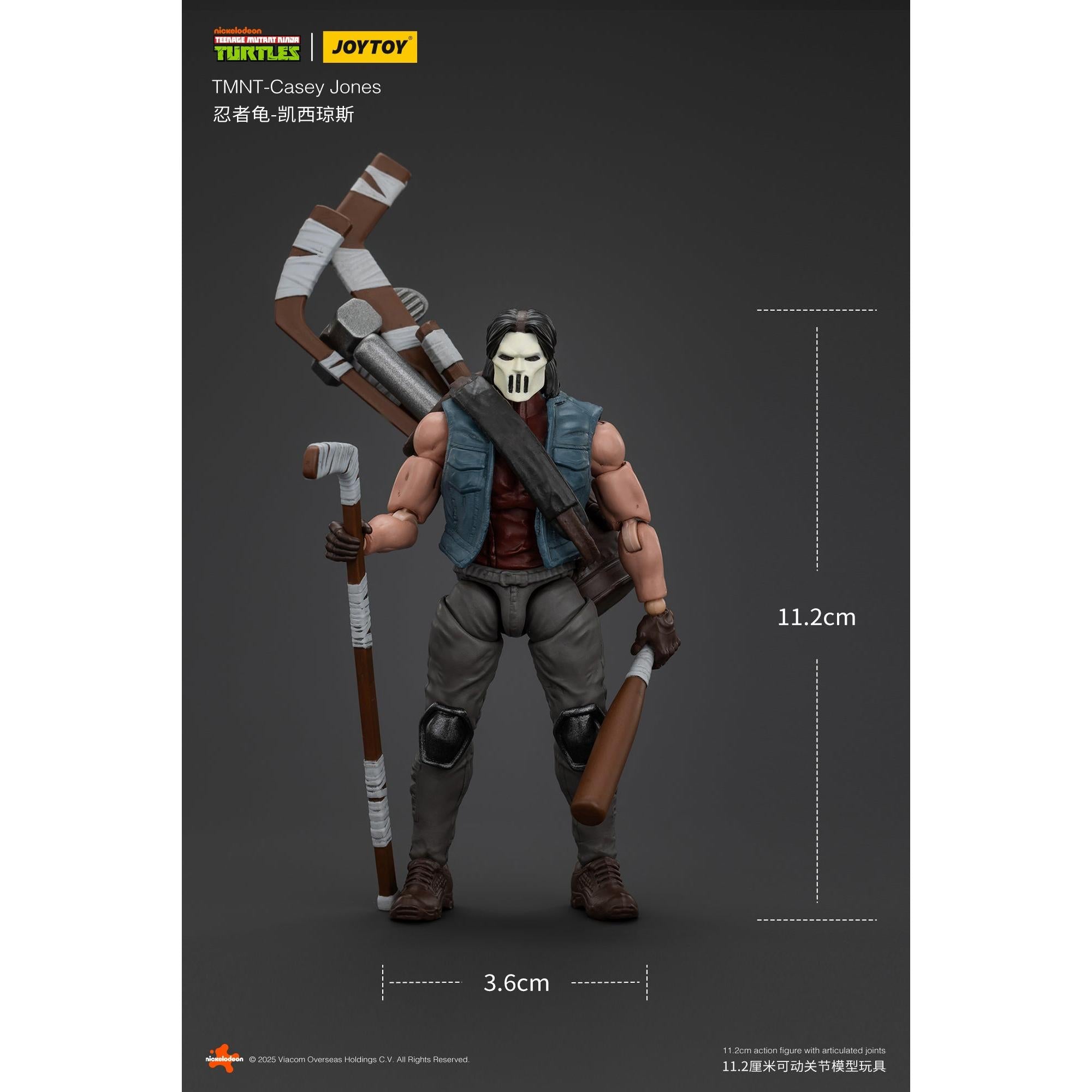 TMNT: Casey Jones - 1/18-Actionfiguren-JoyToy-Mighty Underground