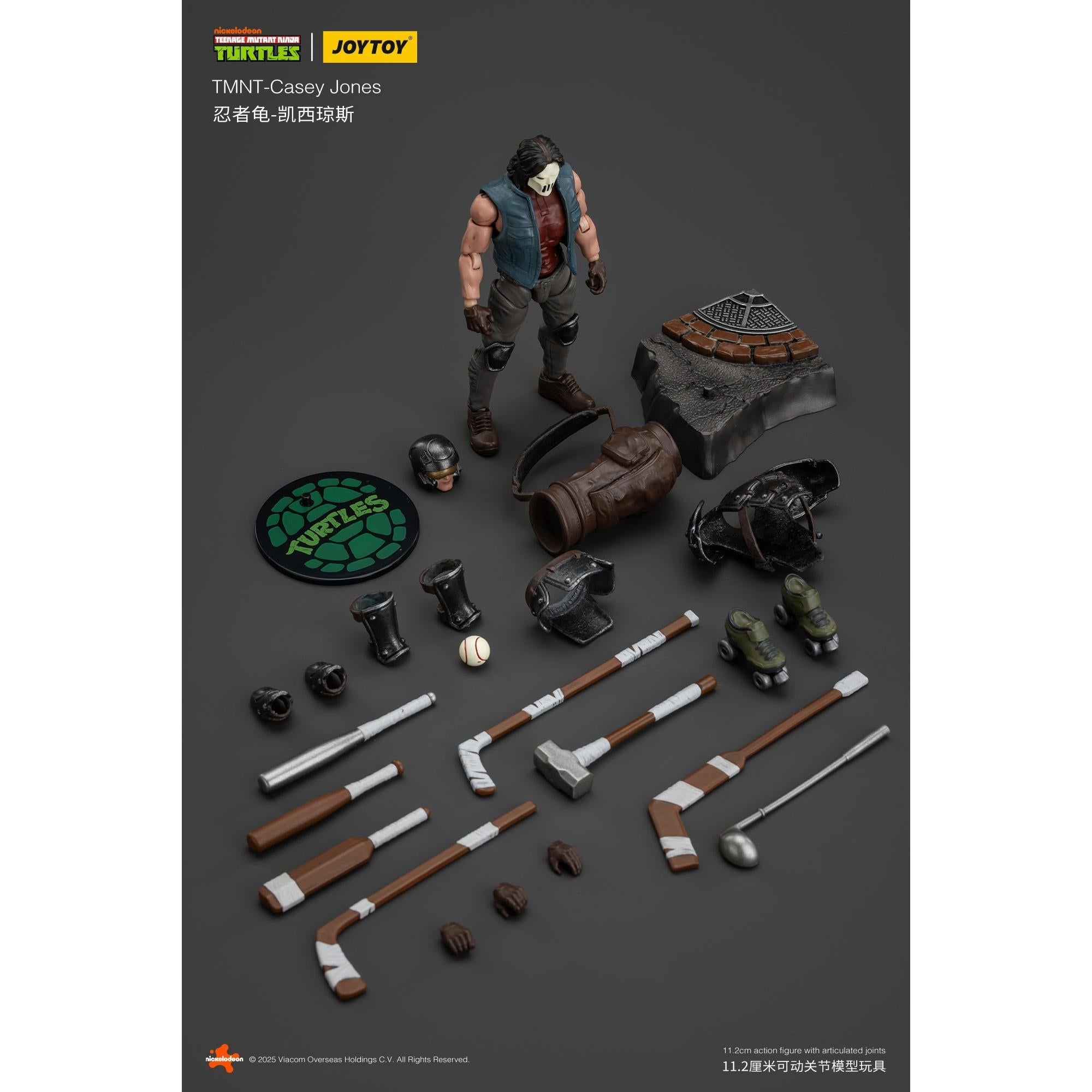 TMNT: Casey Jones - 1/18-Actionfiguren-JoyToy-Mighty Underground
