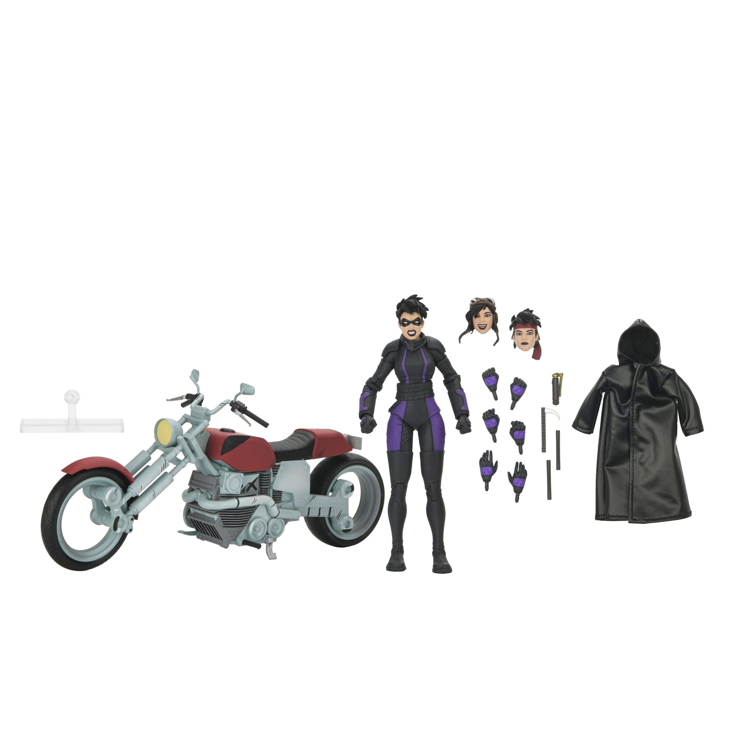 TMNT: Casey Marie with Motorcycle (The Last Ronin)-Actionfiguren-NECA-Mighty Underground