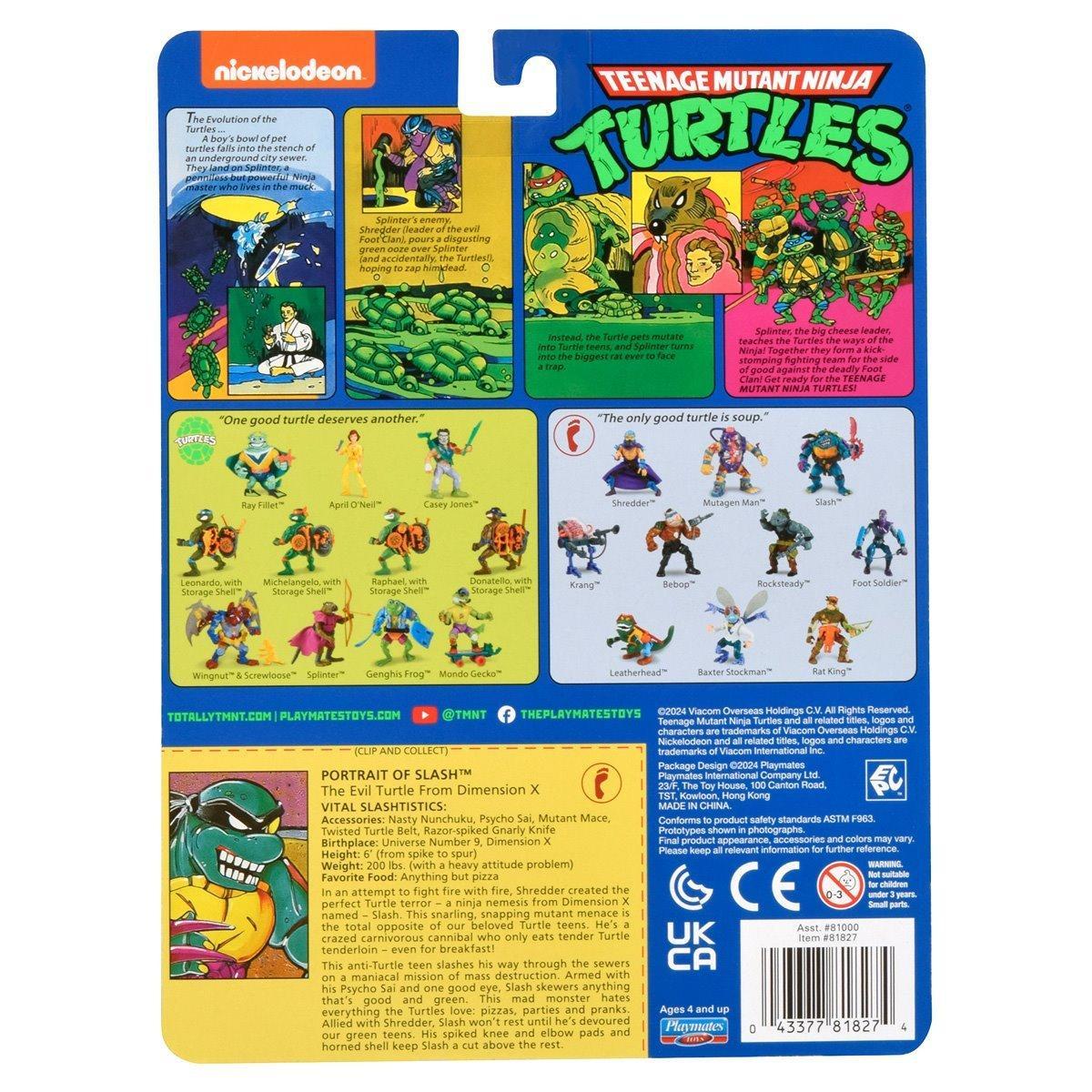 TMNT: Classic Mutants #3 Rat King, Casey Jones, Slash, Mutagen Man - 4-Pack-Actionfiguren-Playmates Toys-Mighty Underground