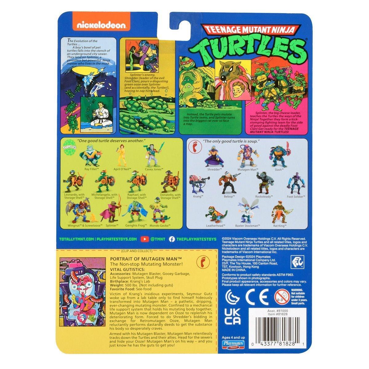 TMNT: Classic Mutants #3 Rat King, Casey Jones, Slash, Mutagen Man - 4-Pack-Actionfiguren-Playmates Toys-Mighty Underground