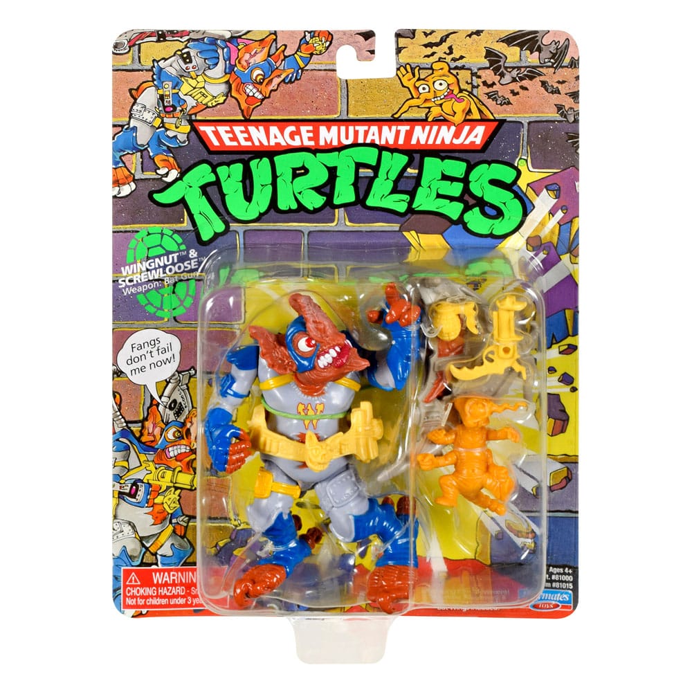 TMNT: Classic Wingnut & Screwloose-Actionfiguren-Playmates Toys-Mighty Underground