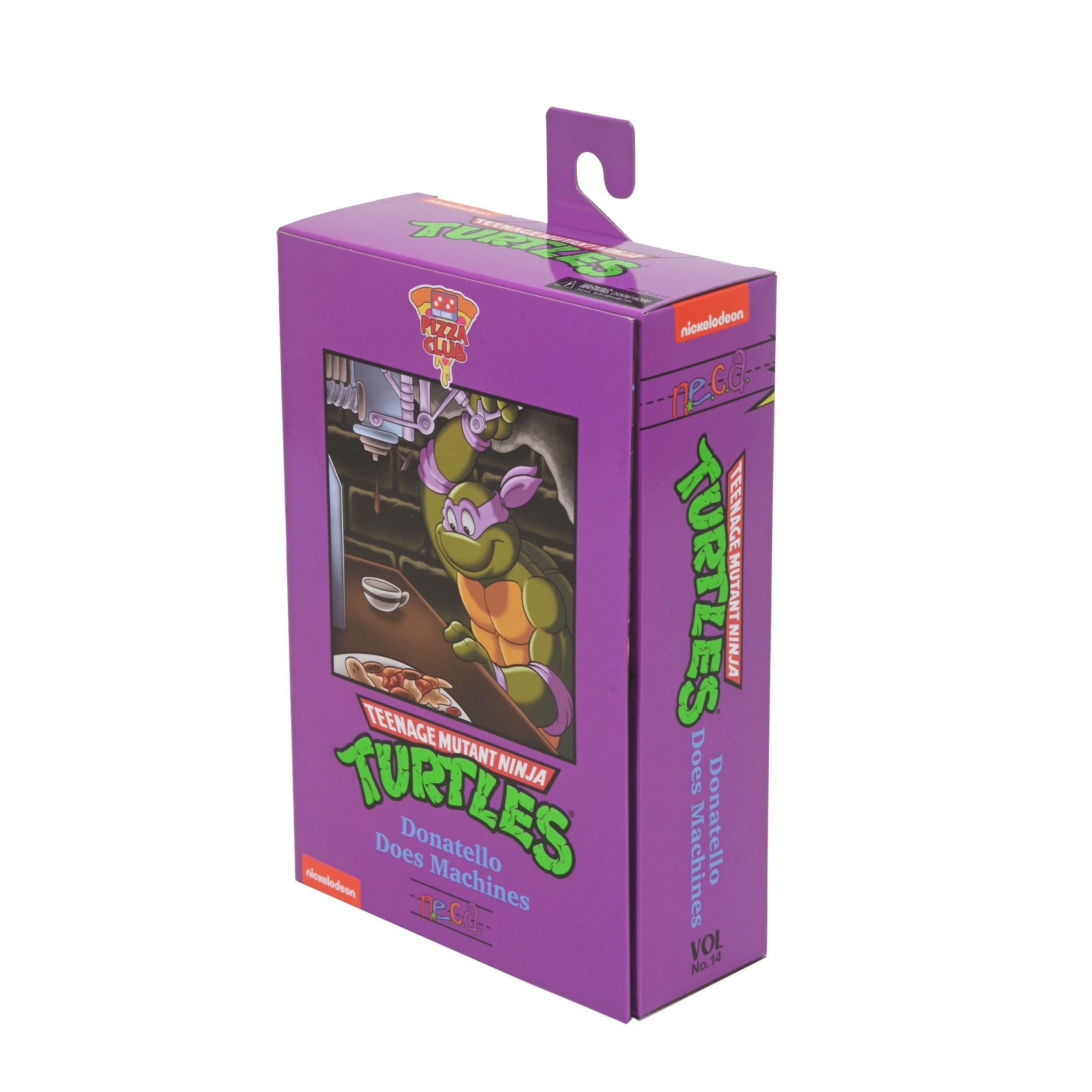 TMNT: Donatello (Cartoon, VHS, Pizza Club)-Actionfiguren-NECA-Mighty Underground