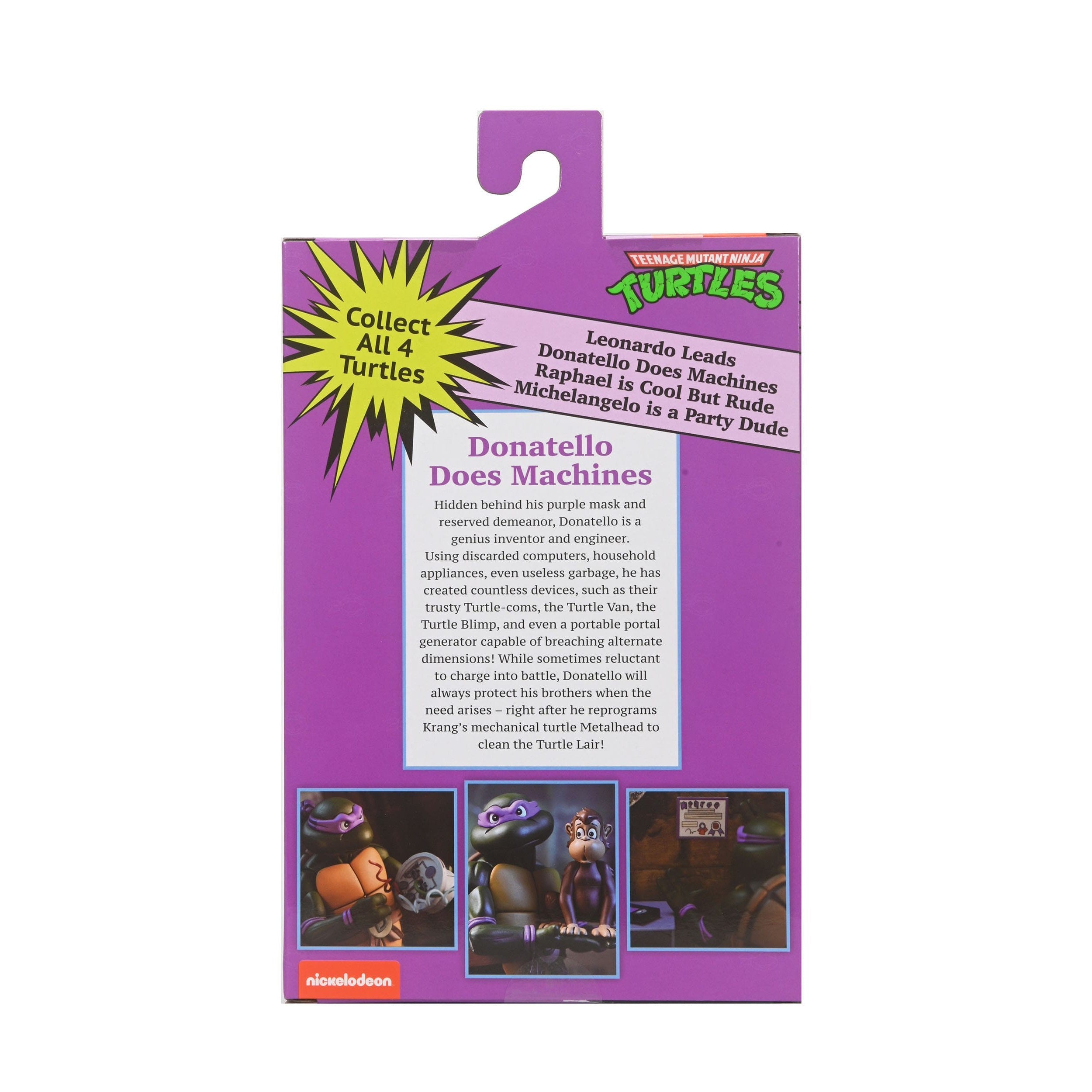 TMNT: Donatello (Cartoon, VHS, Pizza Club)-Actionfiguren-NECA-Mighty Underground