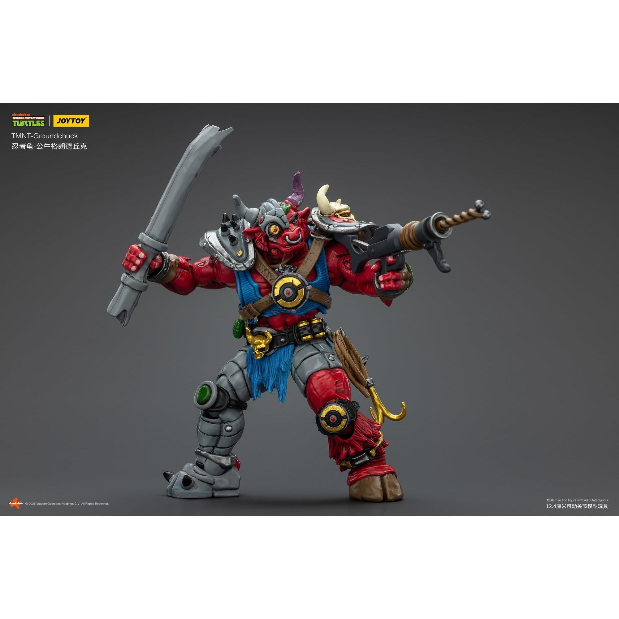 TMNT: Groundchuck - 1/18-Actionfiguren-JoyToy-Mighty Underground