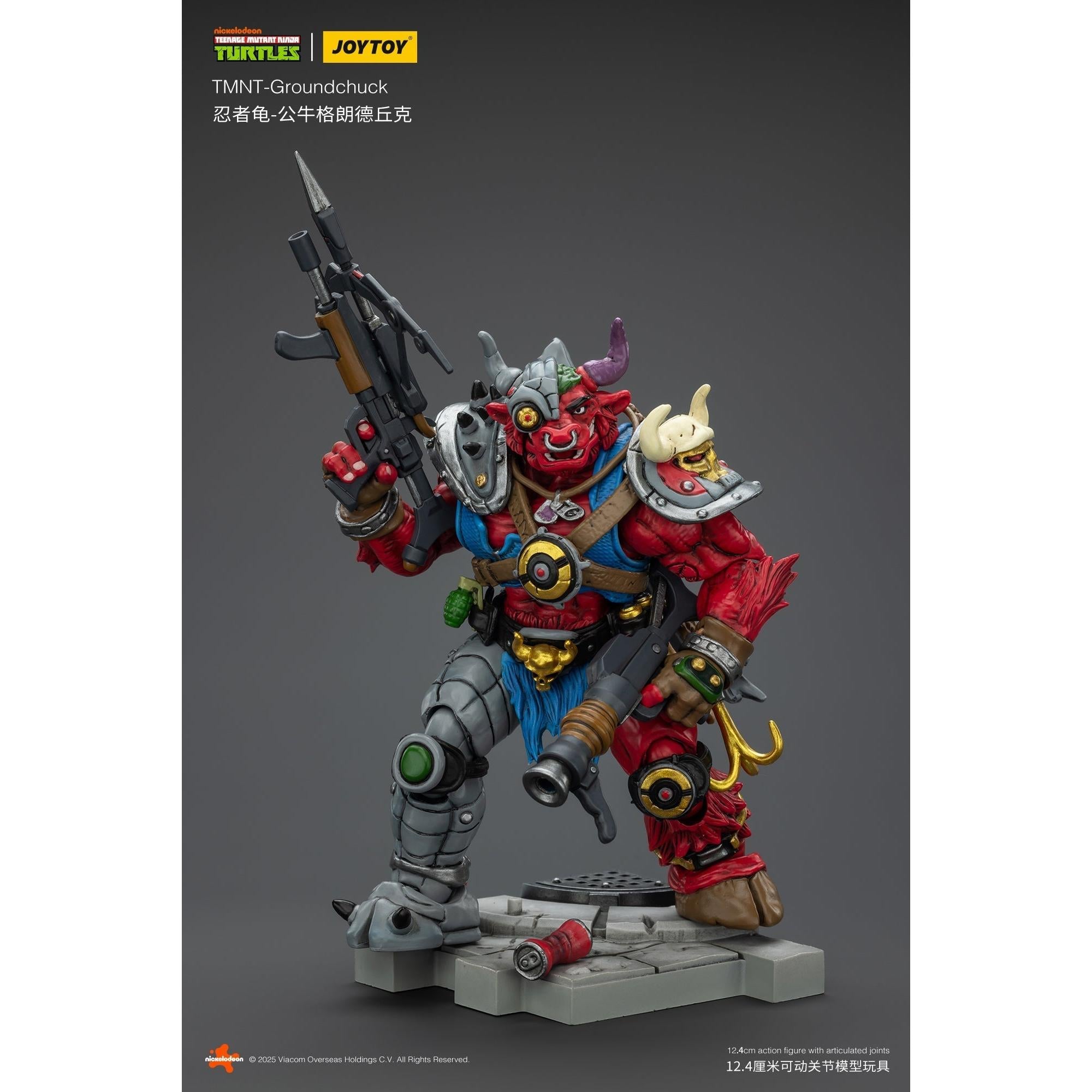 TMNT: Groundchuck - 1/18-Actionfiguren-JoyToy-Mighty Underground