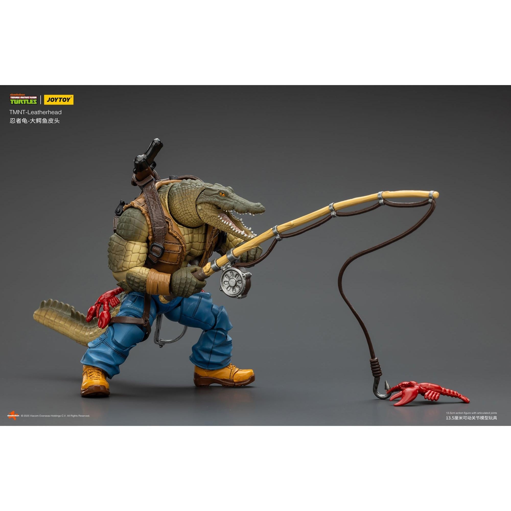 TMNT: Leatherhead - 1/18-Actionfiguren-JoyToy-Mighty Underground