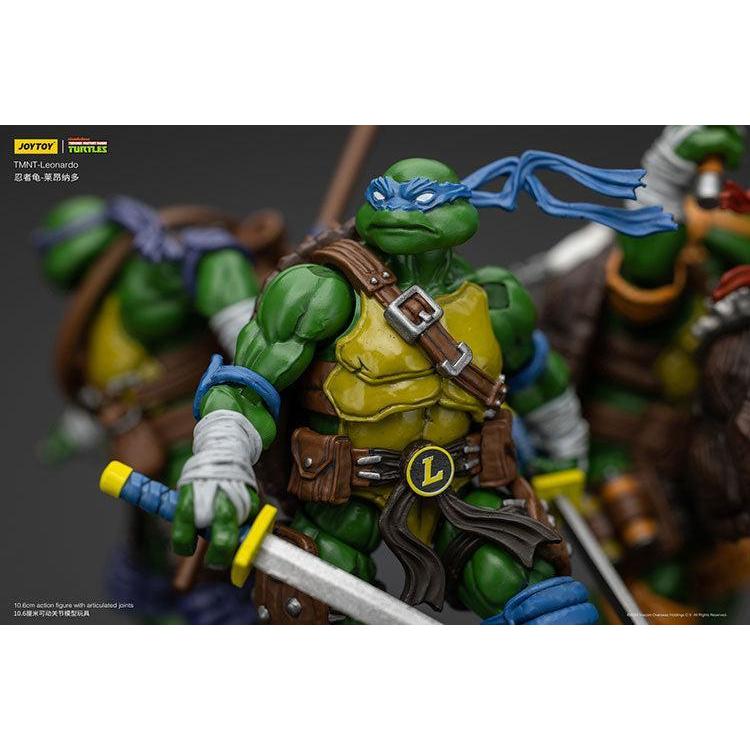 TMNT: Leonardo, Michelangelo, Donatello, Raphael - 4er Bundle - 1/18-Actionfiguren-JoyToy-Mighty Underground