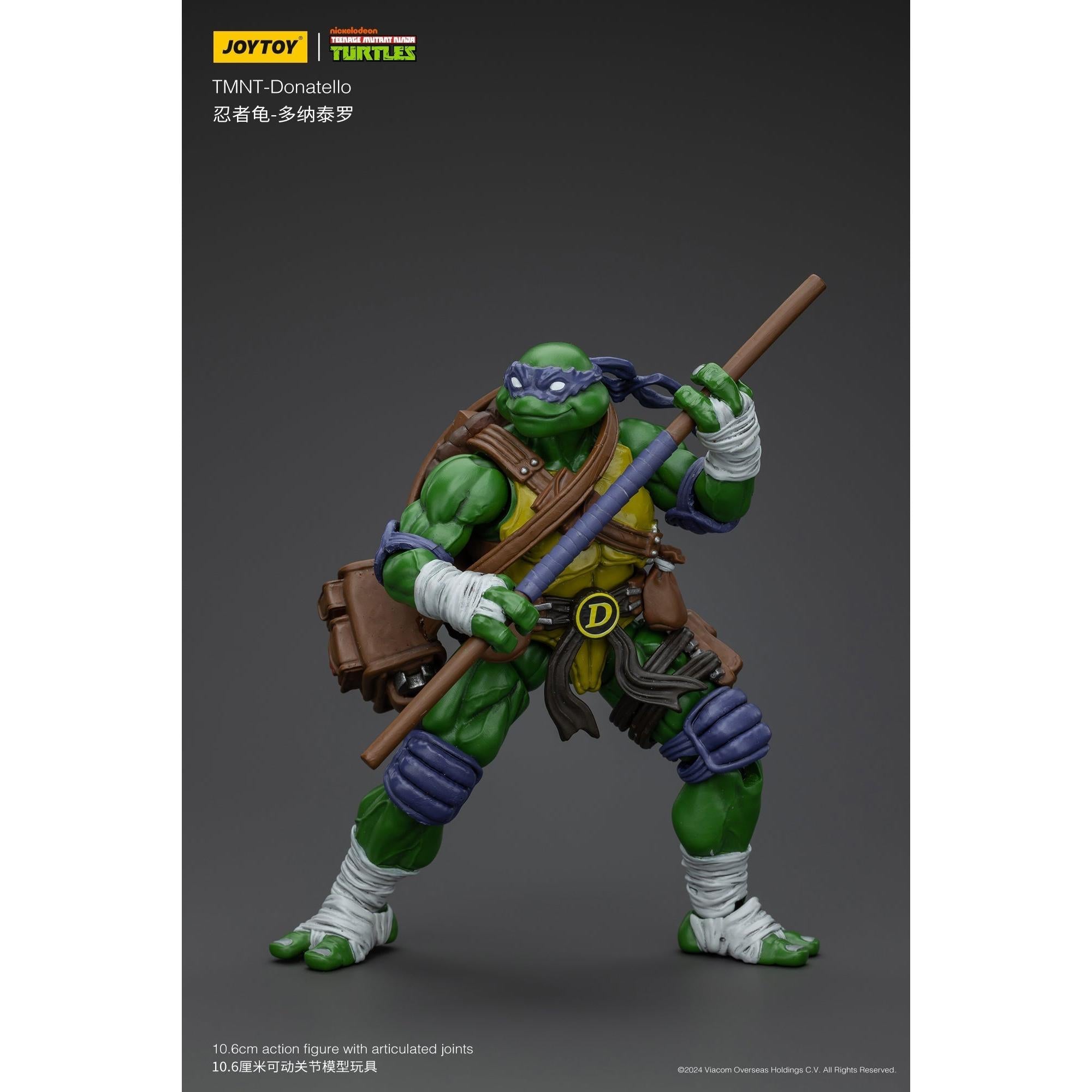 TMNT: Leonardo, Michelangelo, Donatello, Raphael - 4er Bundle - 1/18-Actionfiguren-JoyToy-Mighty Underground