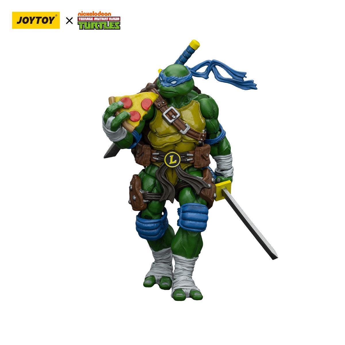 TMNT: Leonardo, Michelangelo, Donatello, Raphael - 4er Bundle - 1/18-Actionfiguren-JoyToy-Mighty Underground
