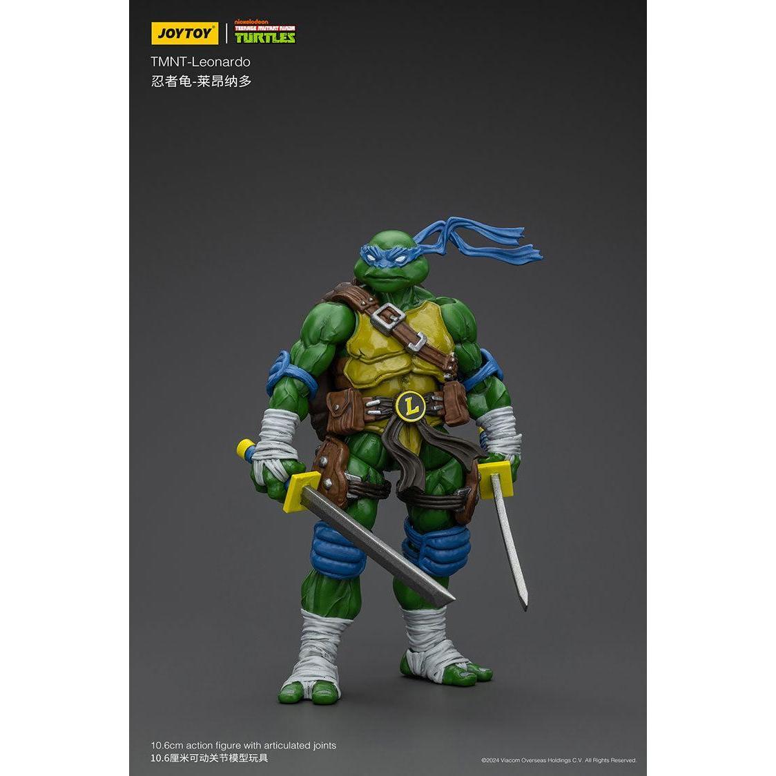 TMNT: Leonardo, Michelangelo, Donatello, Raphael - 4er Bundle - 1/18-Actionfiguren-JoyToy-Mighty Underground