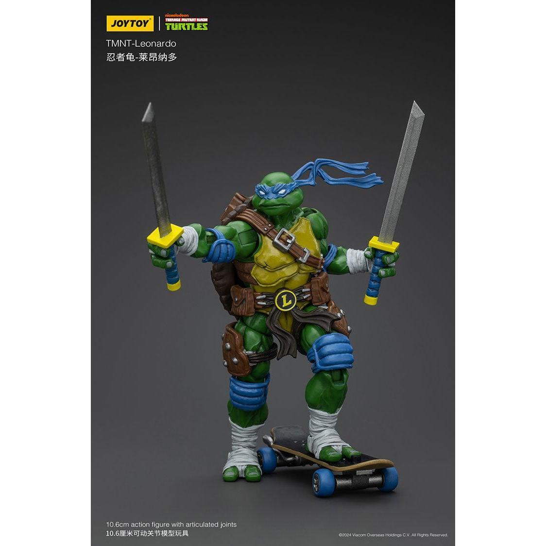 TMNT: Leonardo, Michelangelo, Donatello, Raphael - 4er Bundle - 1/18-Actionfiguren-JoyToy-Mighty Underground