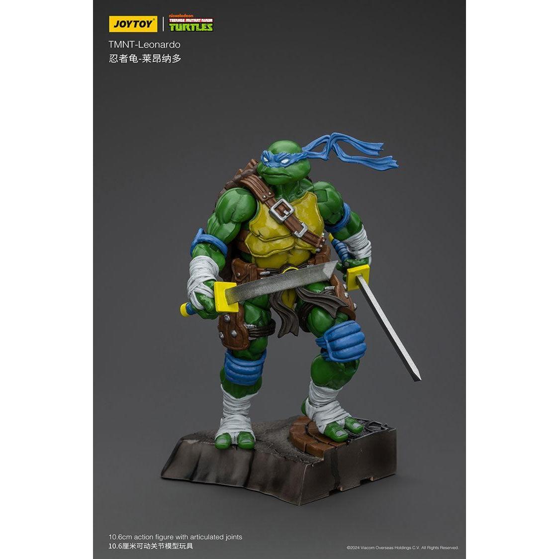 TMNT: Leonardo, Michelangelo, Donatello, Raphael - 4er Bundle - 1/18-Actionfiguren-JoyToy-Mighty Underground