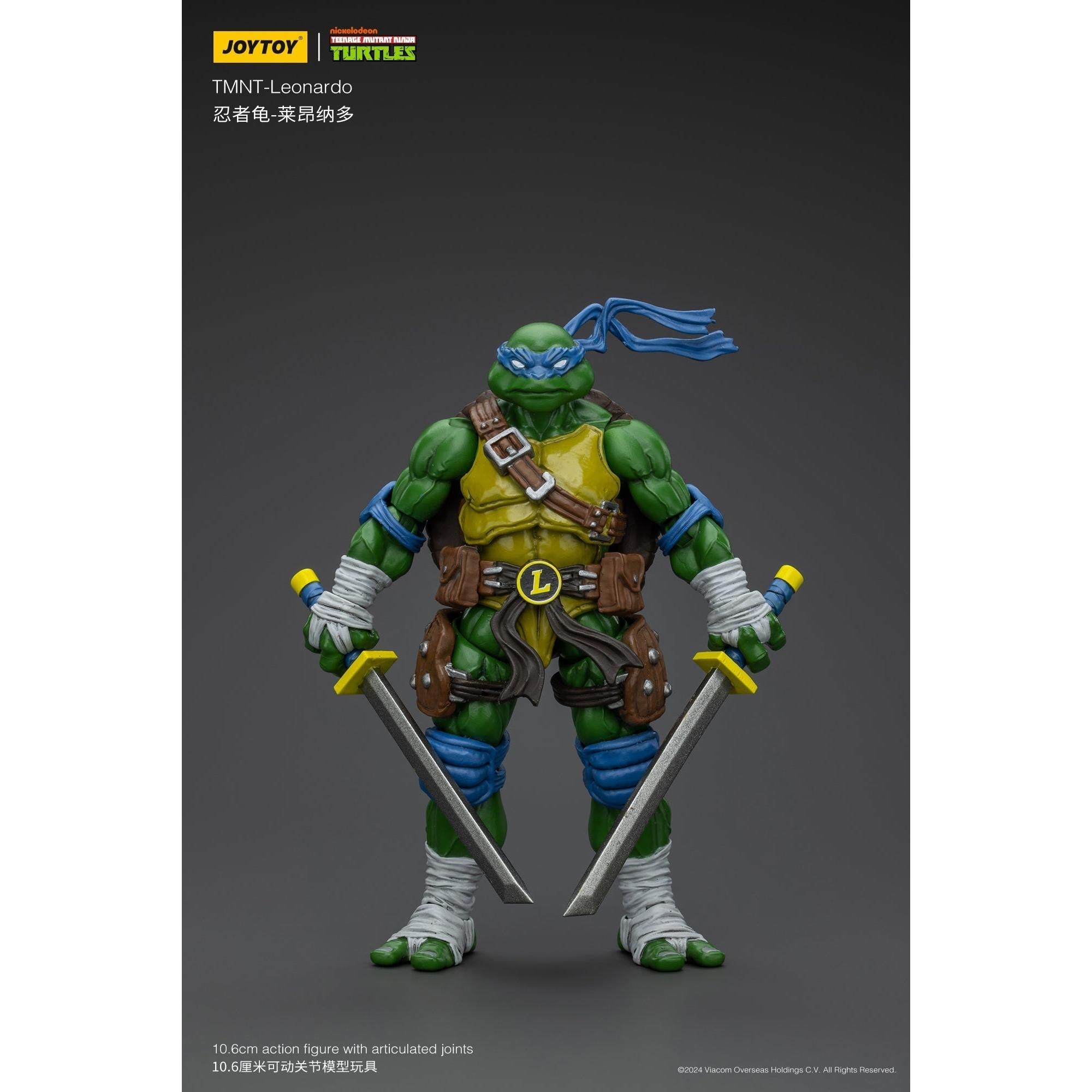 TMNT: Leonardo, Michelangelo, Donatello, Raphael - 4er Bundle - 1/18-Actionfiguren-JoyToy-Mighty Underground
