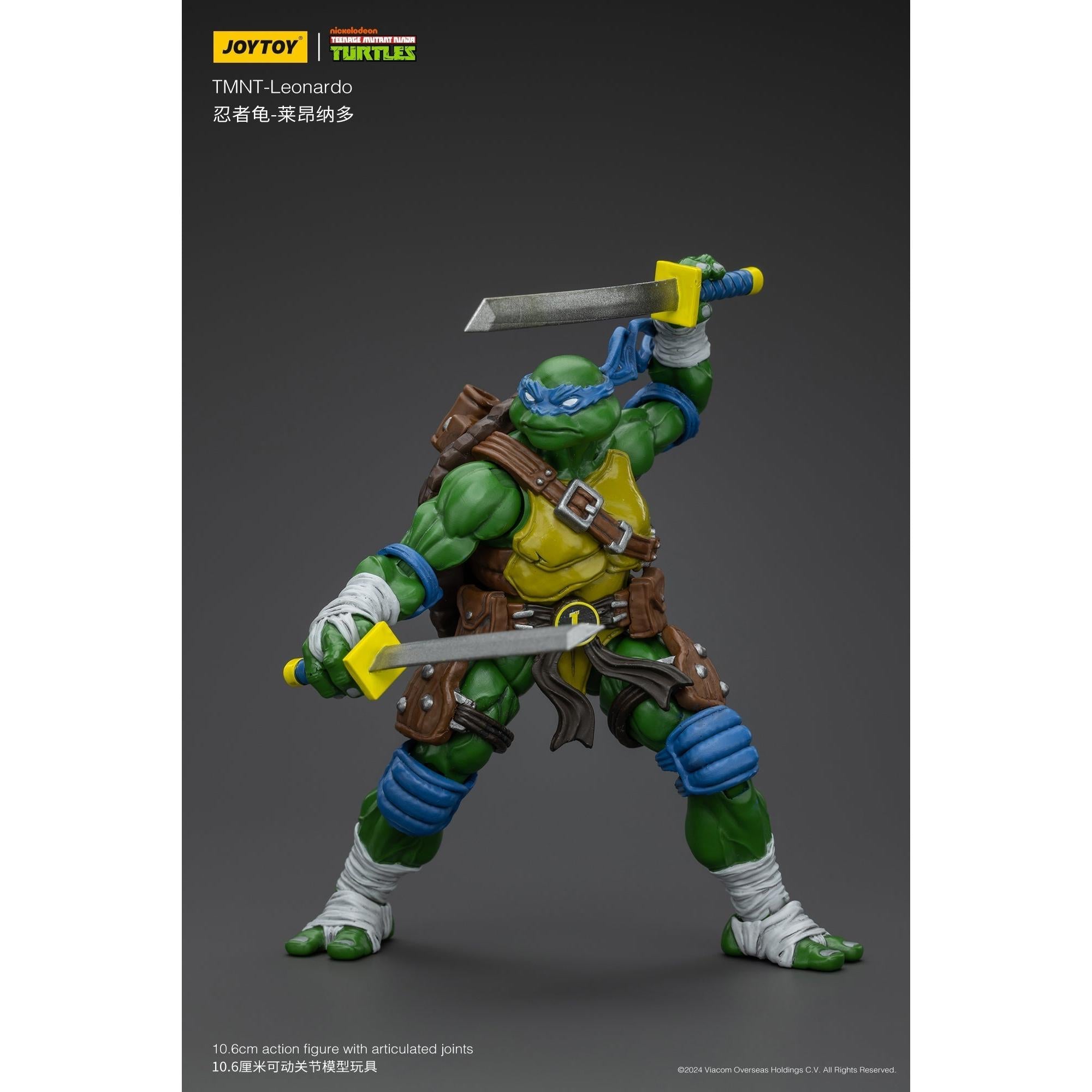 TMNT: Leonardo, Michelangelo, Donatello, Raphael - 4er Bundle - 1/18-Actionfiguren-JoyToy-Mighty Underground