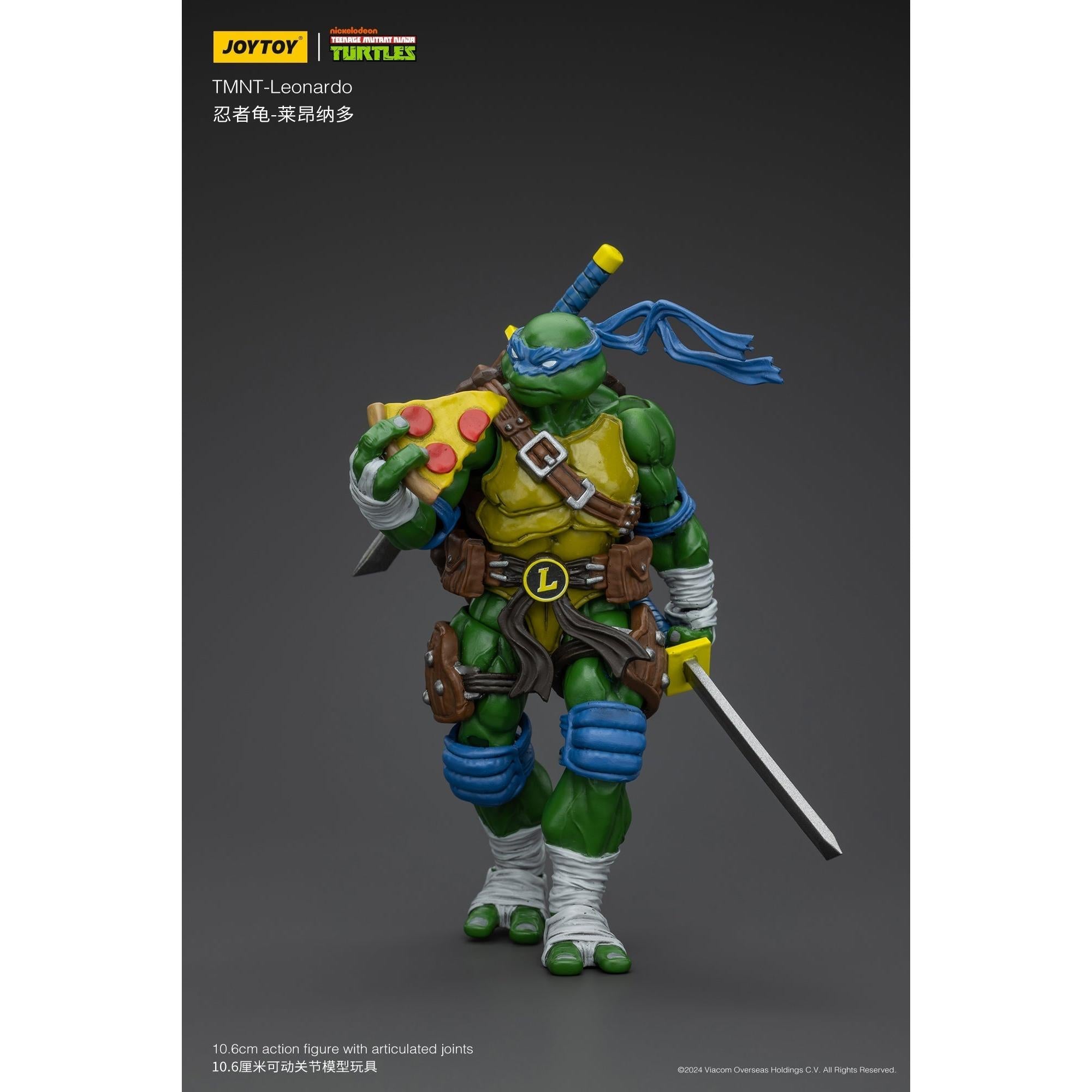 TMNT: Leonardo, Michelangelo, Donatello, Raphael - 4er Bundle - 1/18-Actionfiguren-JoyToy-Mighty Underground