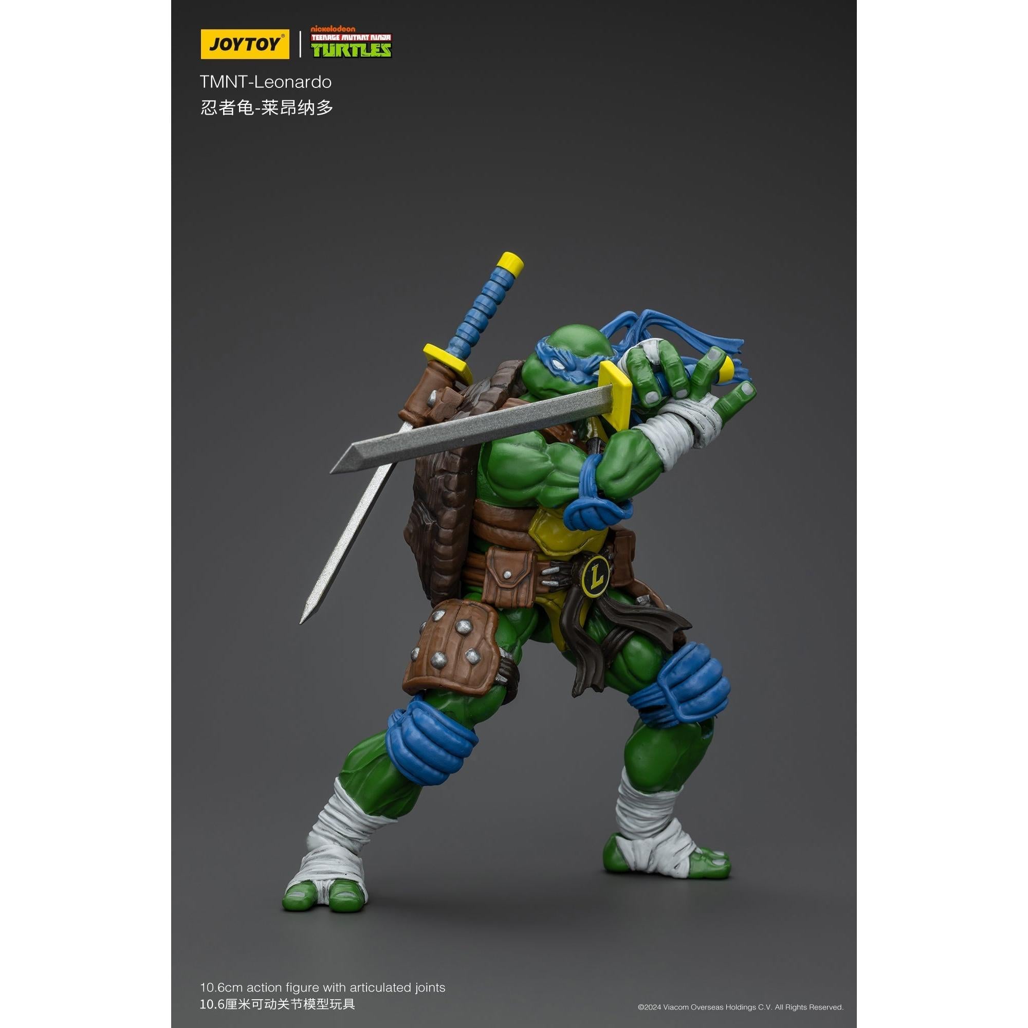 TMNT: Leonardo, Michelangelo, Donatello, Raphael - 4er Bundle - 1/18-Actionfiguren-JoyToy-Mighty Underground