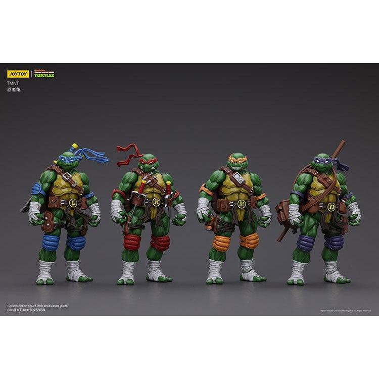 TMNT: Leonardo, Michelangelo, Donatello, Raphael - 4er Bundle - 1/18-Actionfiguren-JoyToy-Mighty Underground