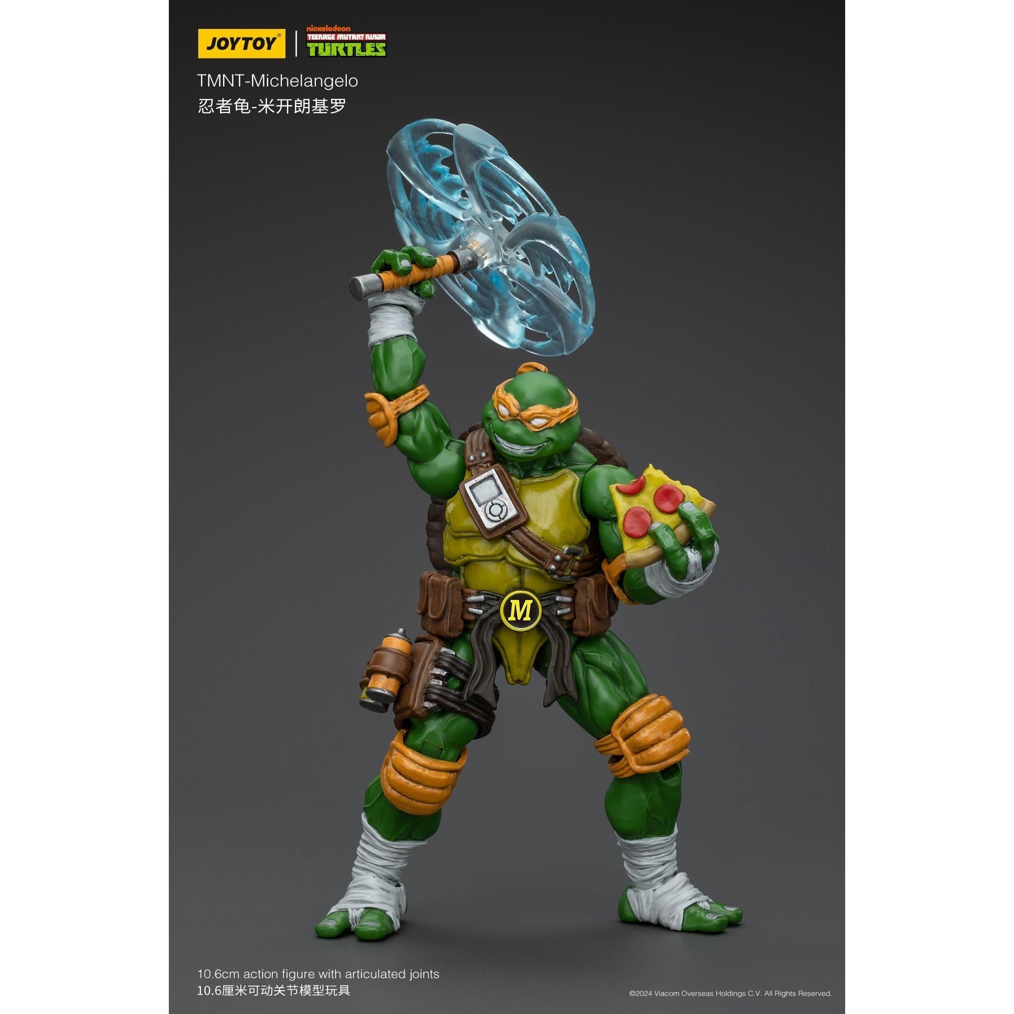 TMNT: Leonardo, Michelangelo, Donatello, Raphael - 4er Bundle - 1/18-Actionfiguren-JoyToy-Mighty Underground