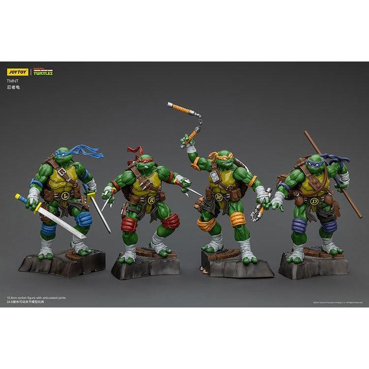 TMNT: Leonardo, Michelangelo, Donatello, Raphael - 4er Bundle - 1/18-Actionfiguren-JoyToy-Mighty Underground