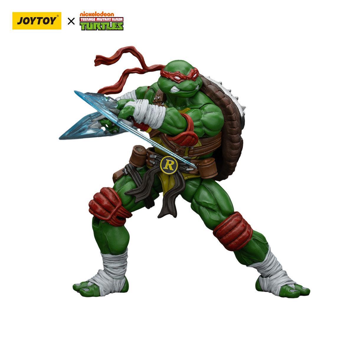 TMNT: Leonardo, Michelangelo, Donatello, Raphael - 4er Bundle - 1/18-Actionfiguren-JoyToy-Mighty Underground