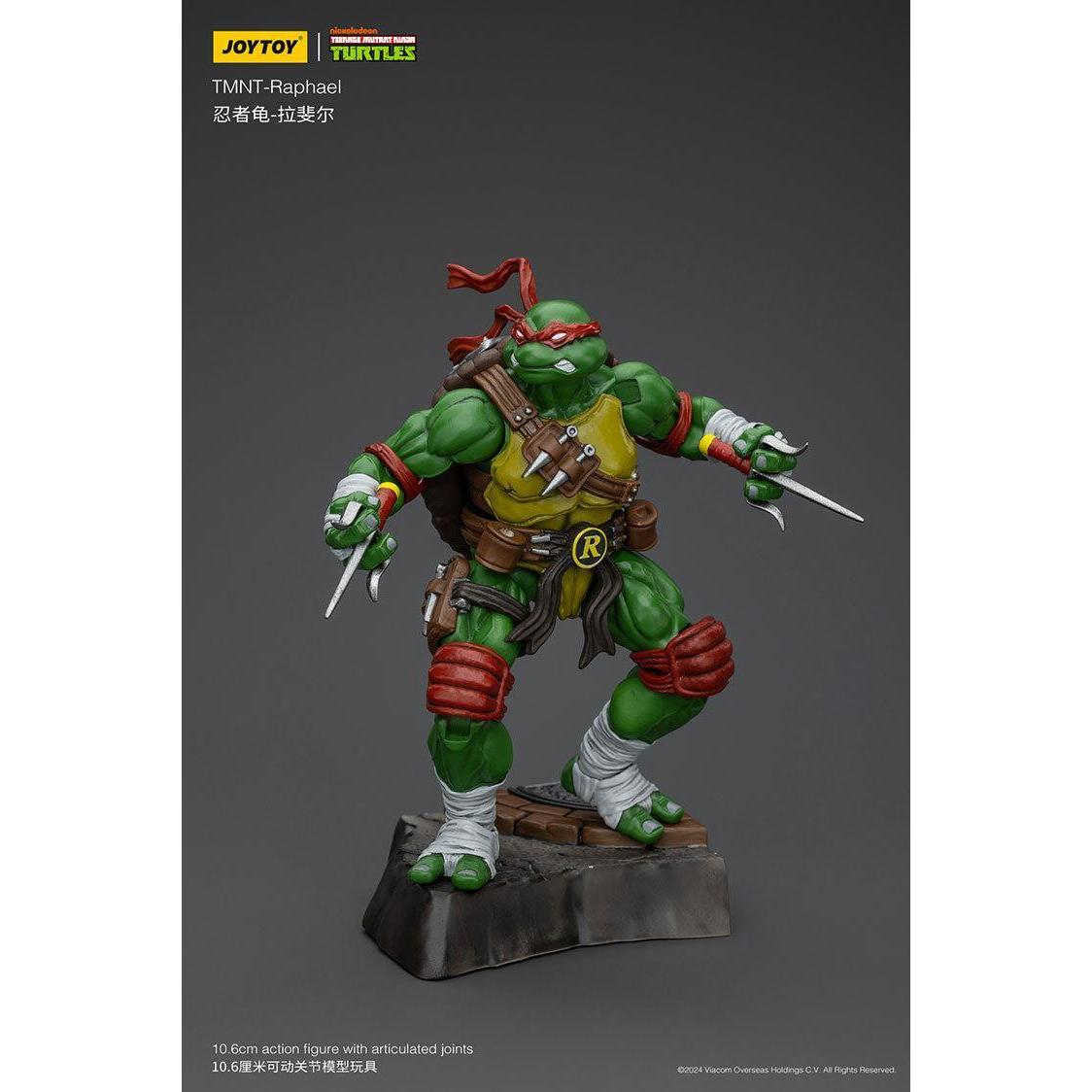 TMNT: Leonardo, Michelangelo, Donatello, Raphael - 4er Bundle - 1/18-Actionfiguren-JoyToy-Mighty Underground
