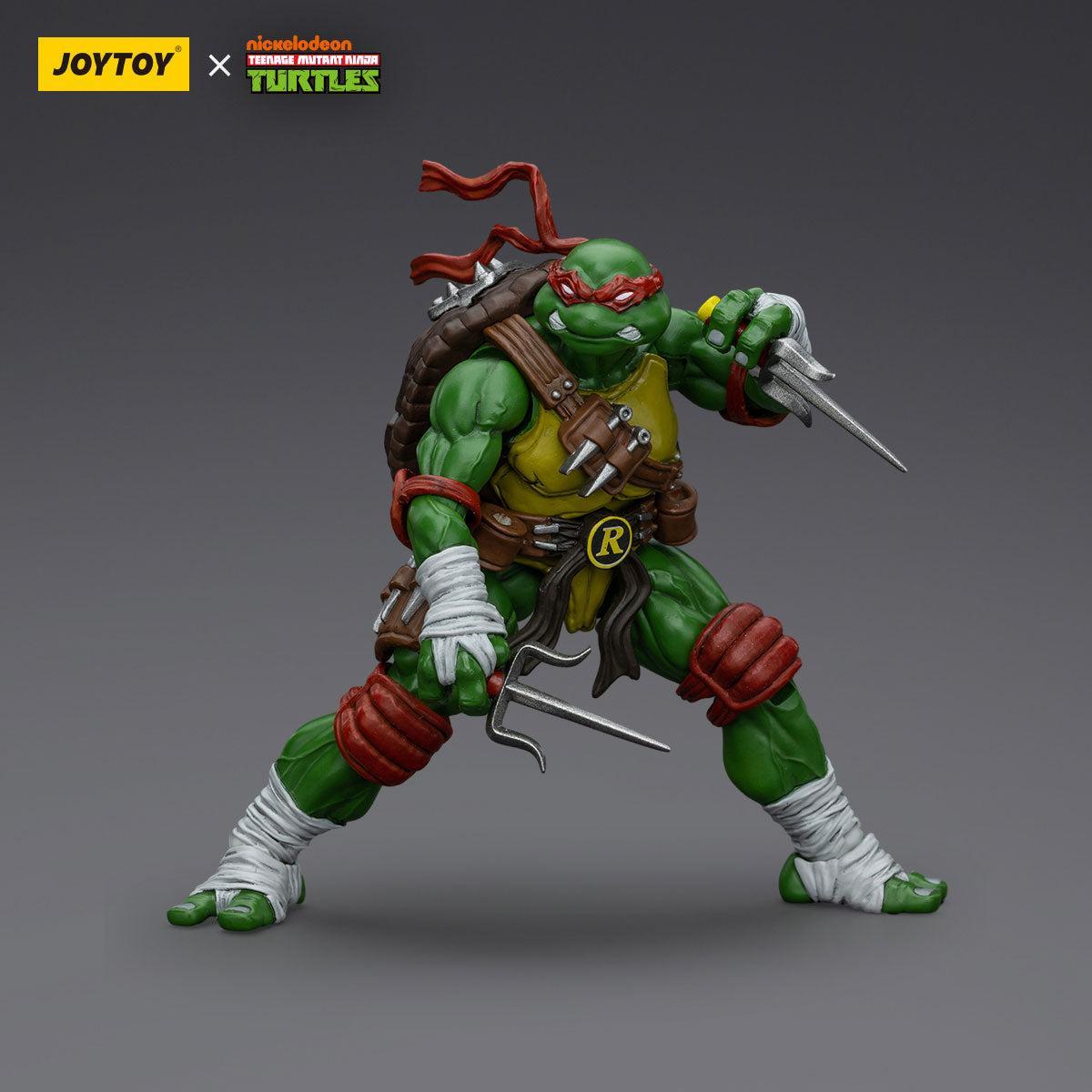 TMNT: Leonardo, Michelangelo, Donatello, Raphael - 4er Bundle - 1/18-Actionfiguren-JoyToy-Mighty Underground