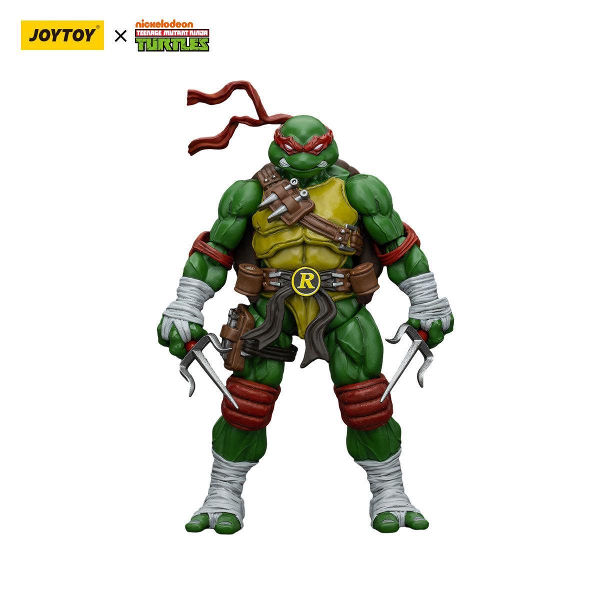 TMNT: Leonardo, Michelangelo, Donatello, Raphael - 4er Bundle - 1/18-Actionfiguren-JoyToy-Mighty Underground
