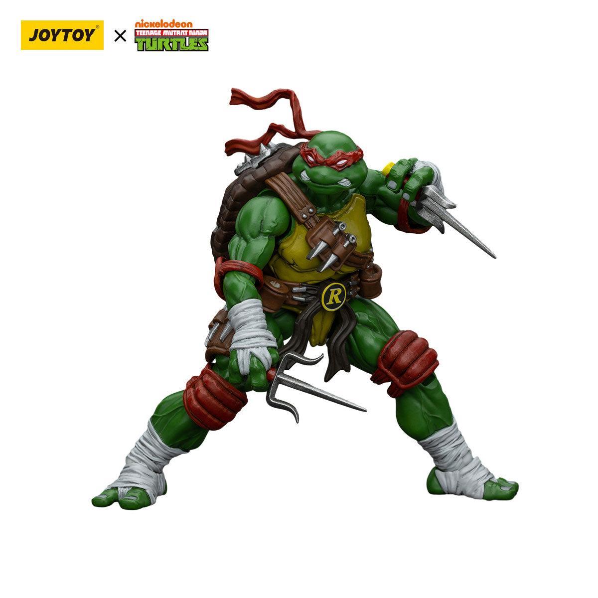 TMNT: Leonardo, Michelangelo, Donatello, Raphael - 4er Bundle - 1/18-Actionfiguren-JoyToy-Mighty Underground