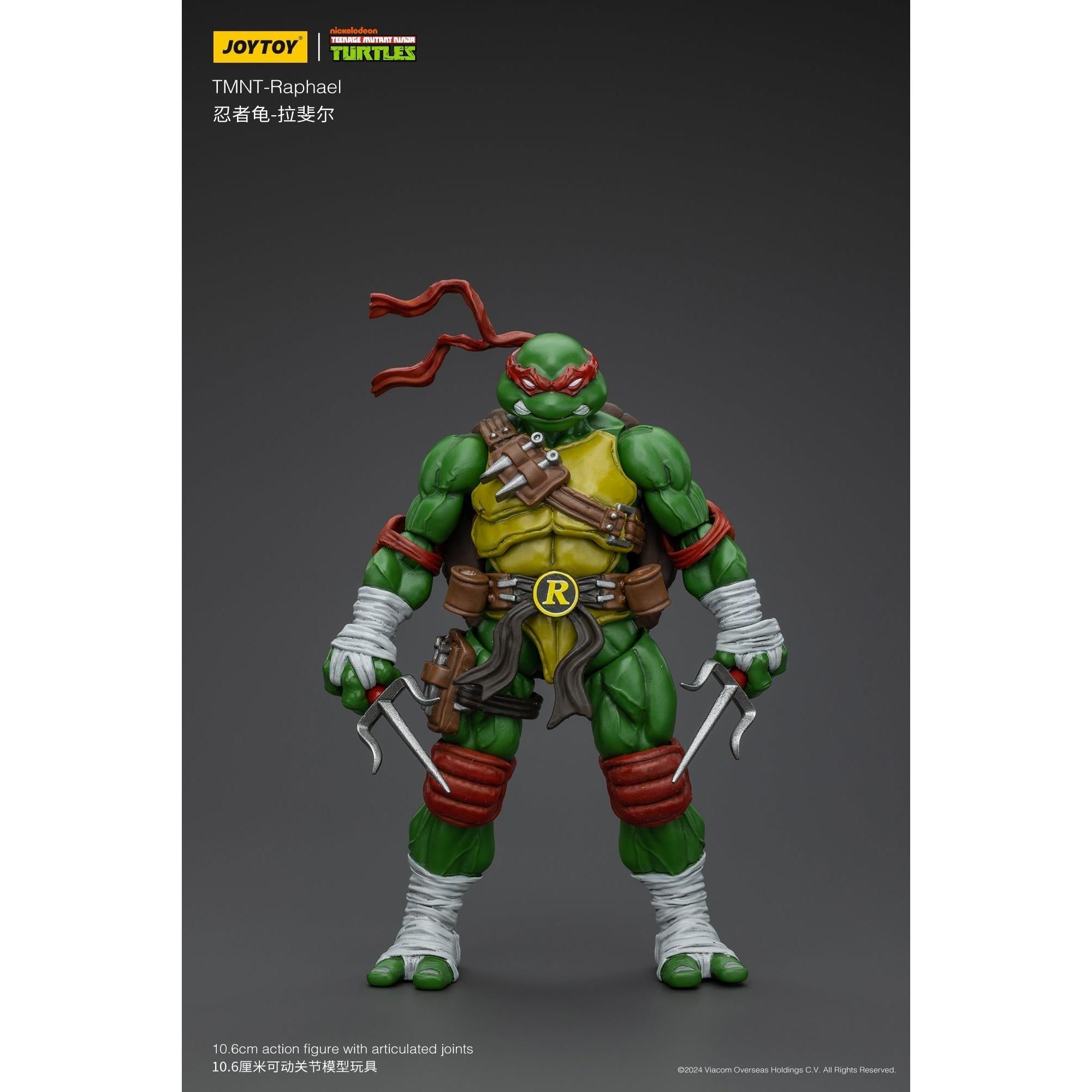 TMNT: Leonardo, Michelangelo, Donatello, Raphael - 4er Bundle - 1/18-Actionfiguren-JoyToy-Mighty Underground