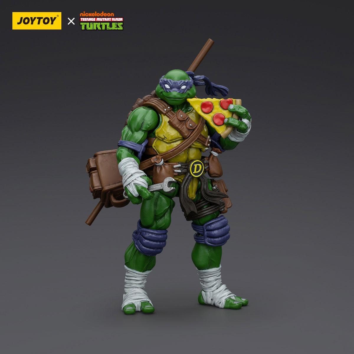 TMNT: Leonardo, Michelangelo, Donatello, Raphael - 4er Bundle - 1/18-Actionfiguren-JoyToy-Mighty Underground