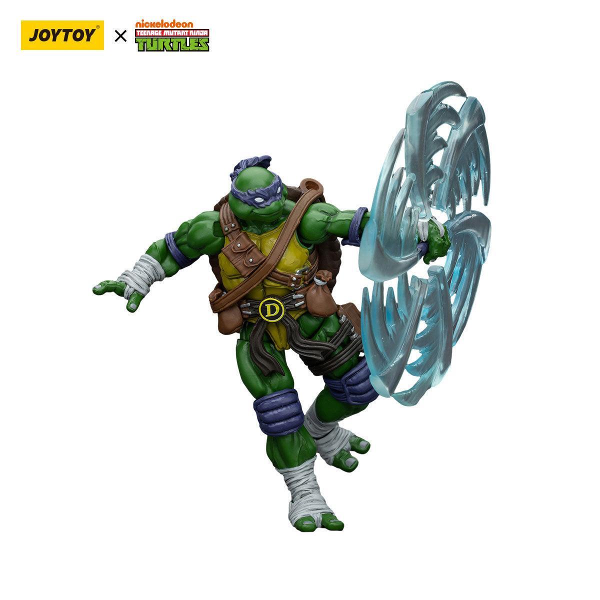 TMNT: Leonardo, Michelangelo, Donatello, Raphael - 4er Bundle - 1/18-Actionfiguren-JoyToy-Mighty Underground