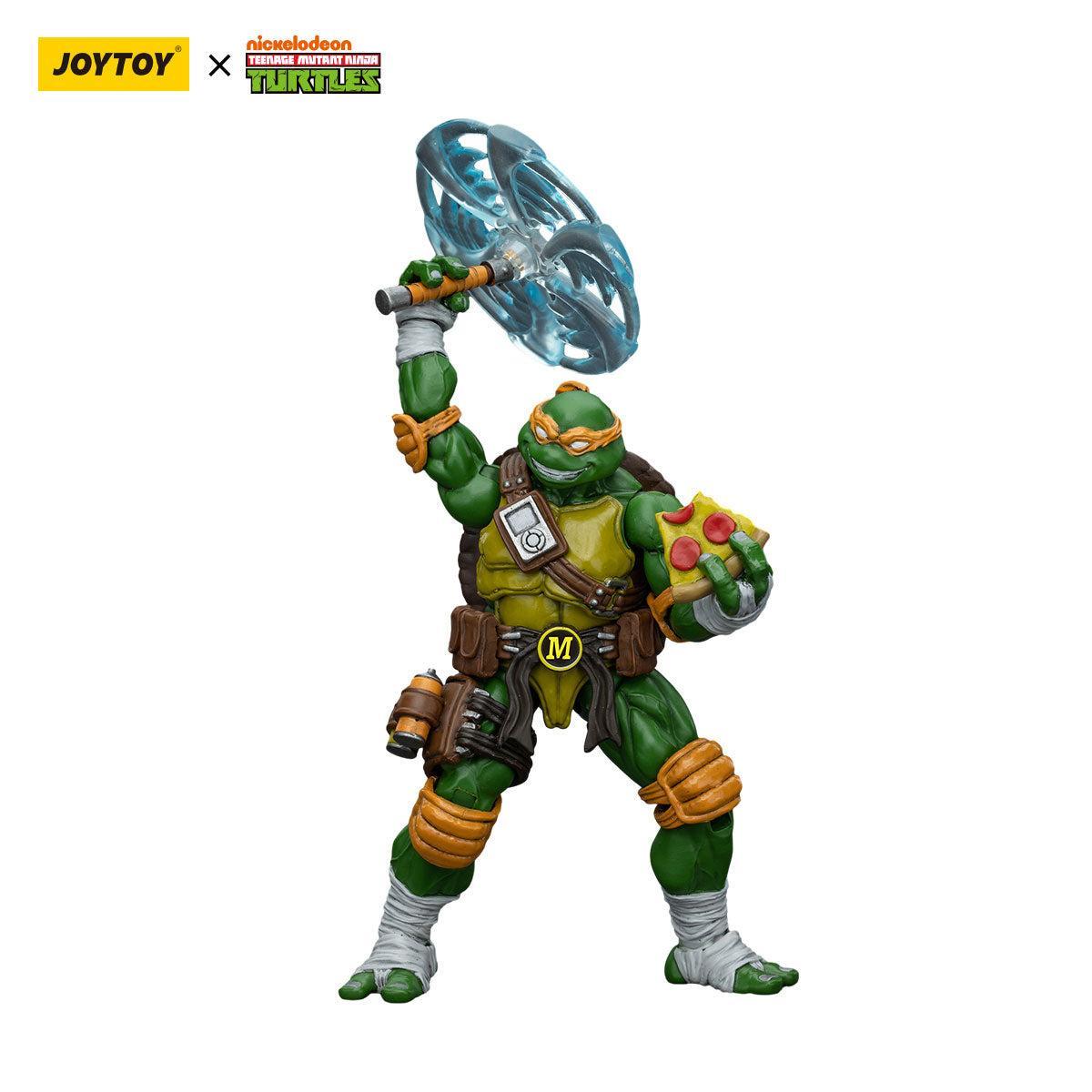 TMNT: Leonardo, Michelangelo, Donatello, Raphael - 4er Bundle - 1/18-Actionfiguren-JoyToy-Mighty Underground