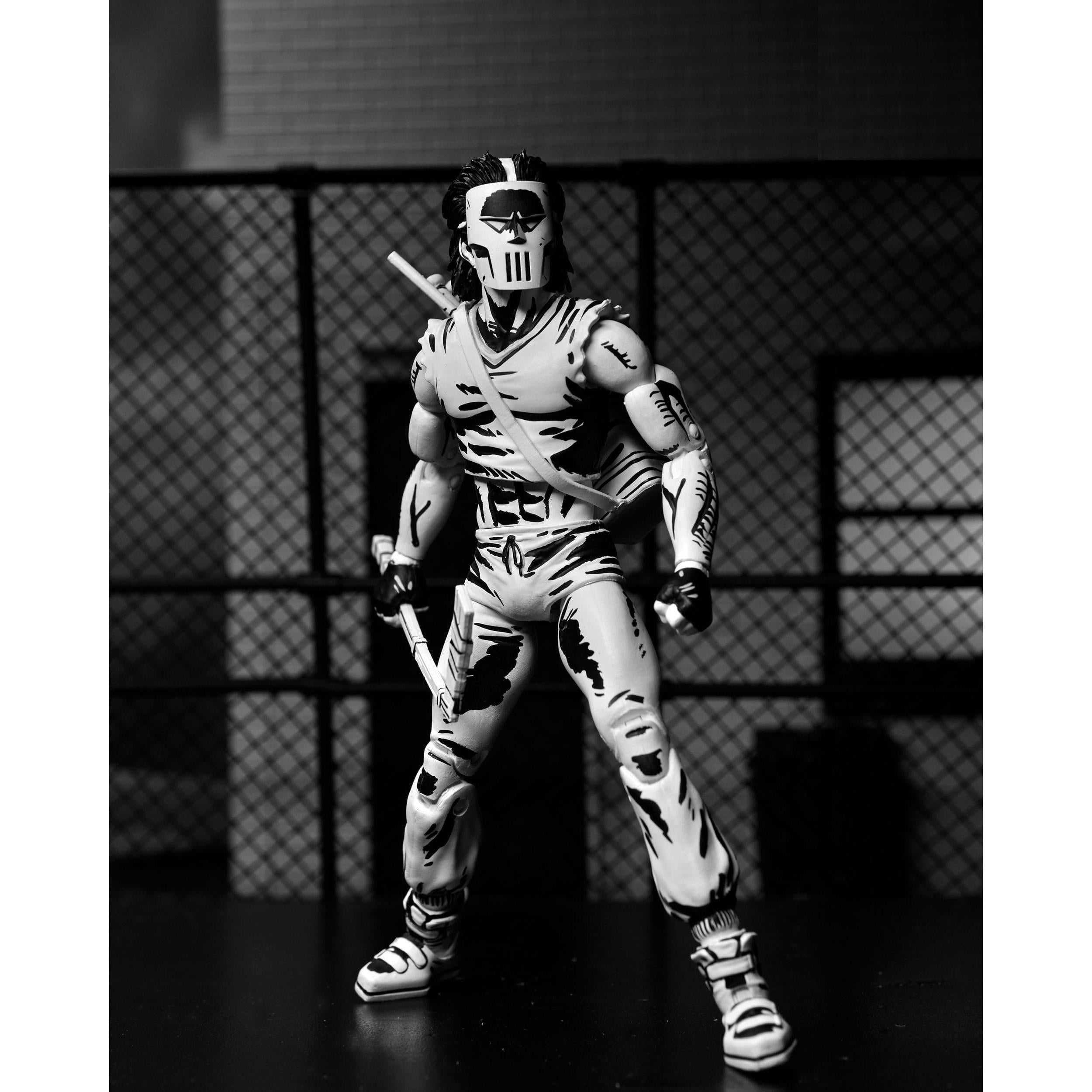 TMNT (Mirage): Casey Jones (Black & White)-Actionfiguren-NECA-Mighty Underground