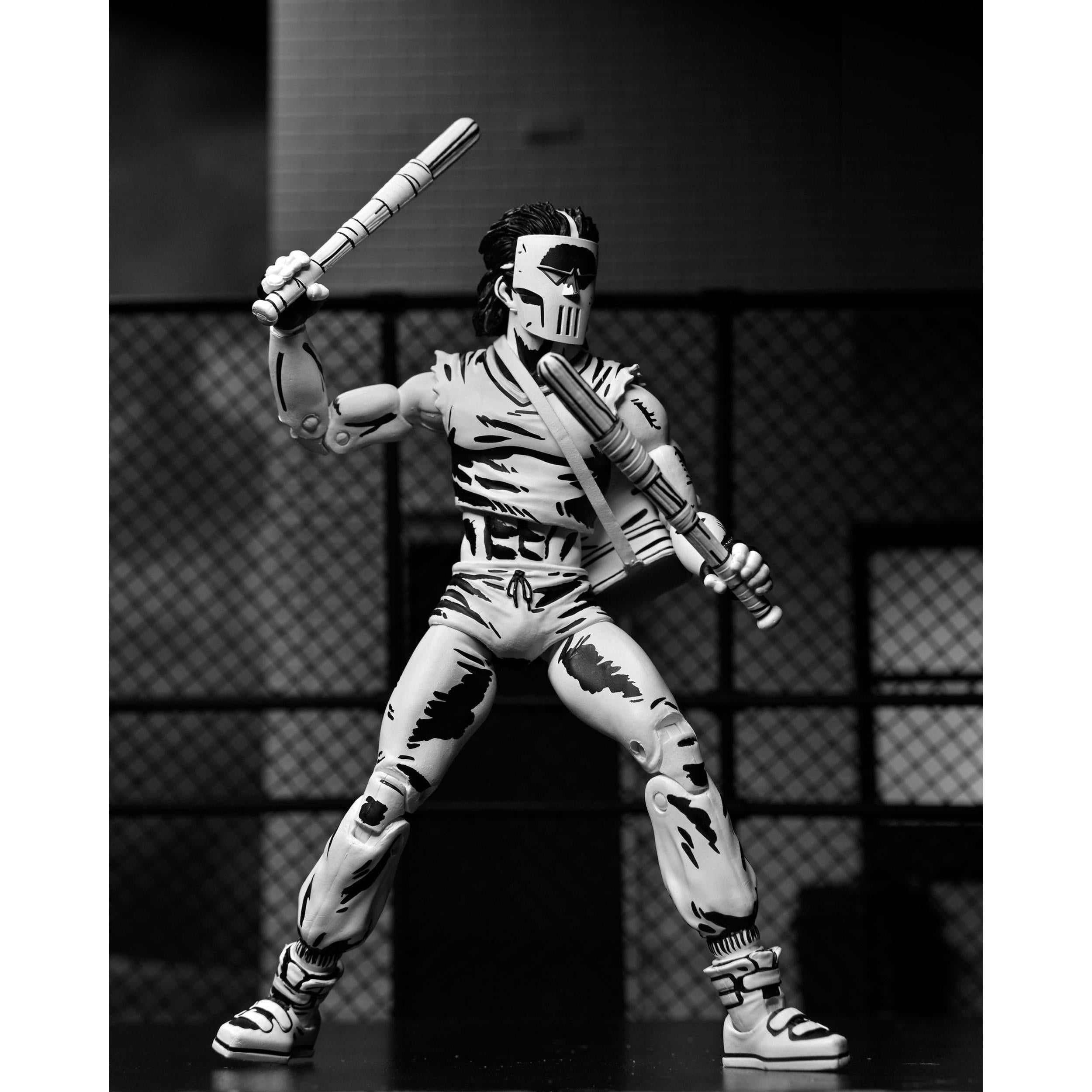 TMNT (Mirage): Casey Jones (Black & White)-Actionfiguren-NECA-Mighty Underground
