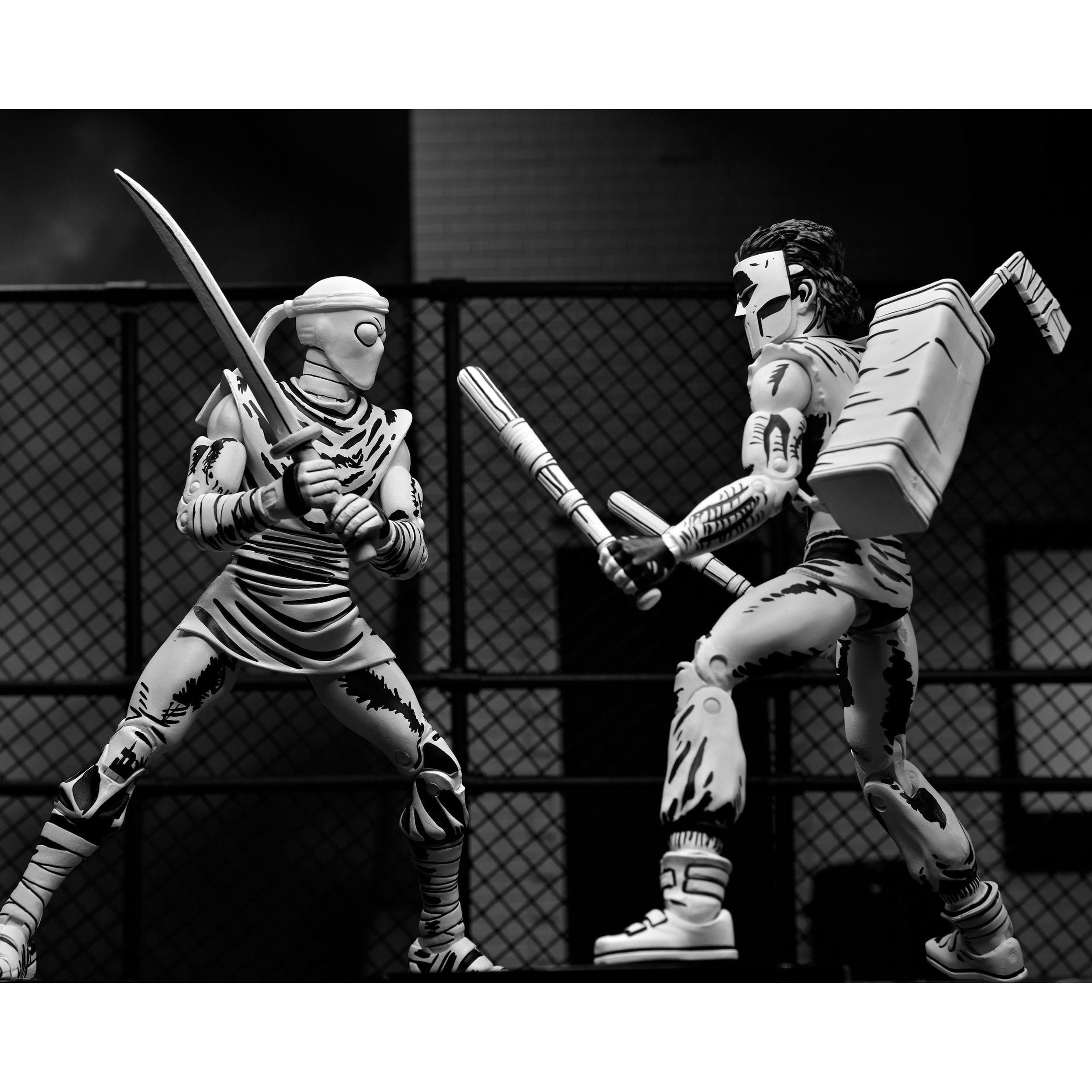 TMNT (Mirage): Casey Jones (Black & White)-Actionfiguren-NECA-Mighty Underground